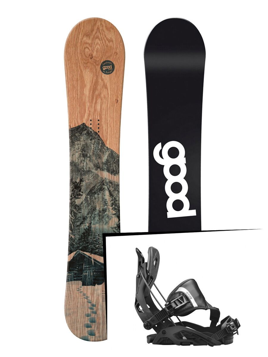 Set: goodboards Wooden 2017 + Flow Fuse Hybrid (1718360S) - Bild 1
