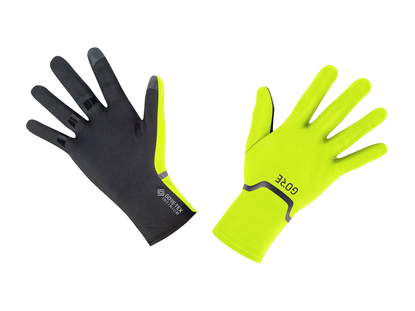 GOREWEAR M Gore-Tex Infinium Stretch Handschuhe, neon yellow/black - Bild 1