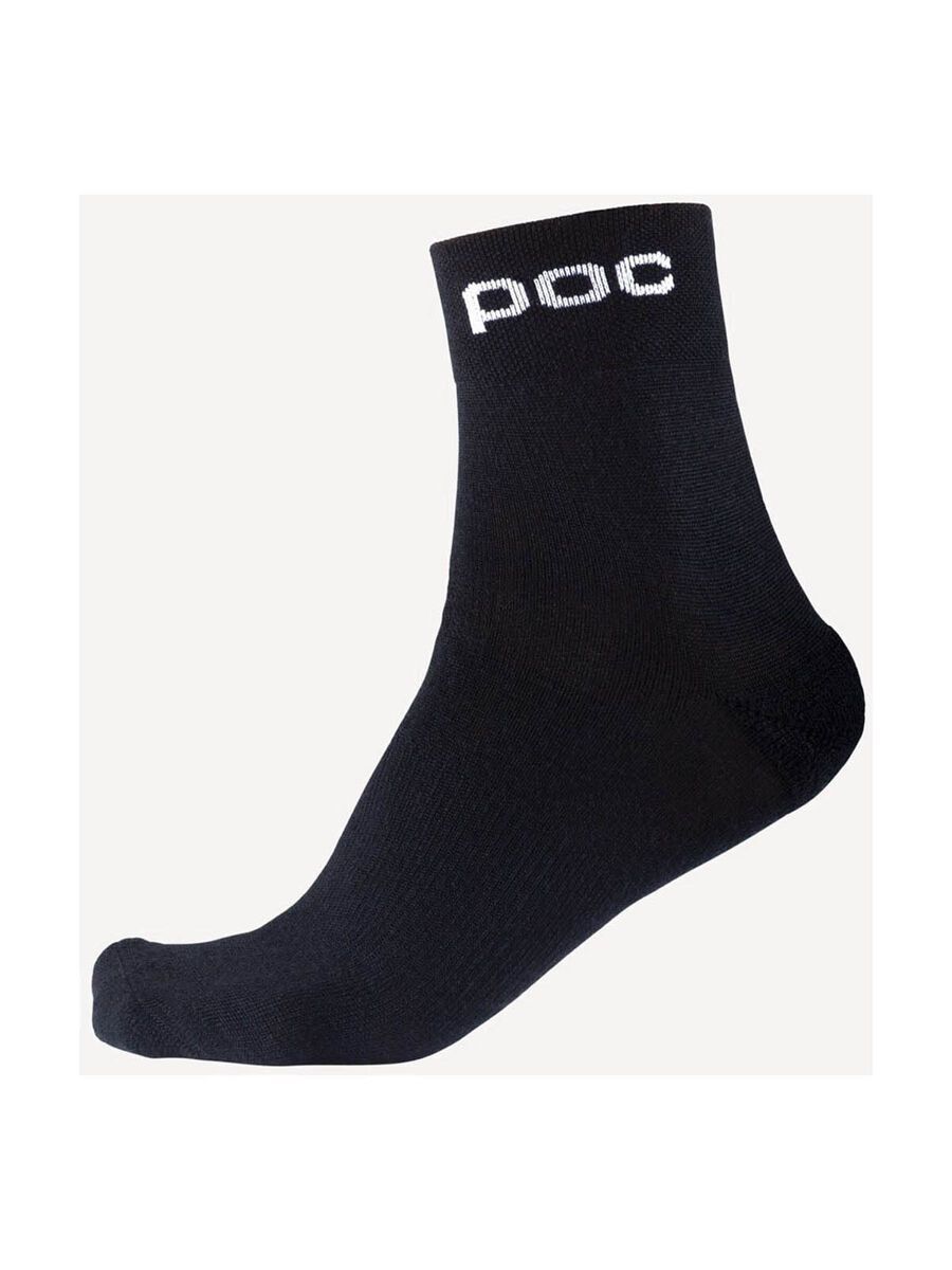 POC Long Bike Sock, Black - Bild 1