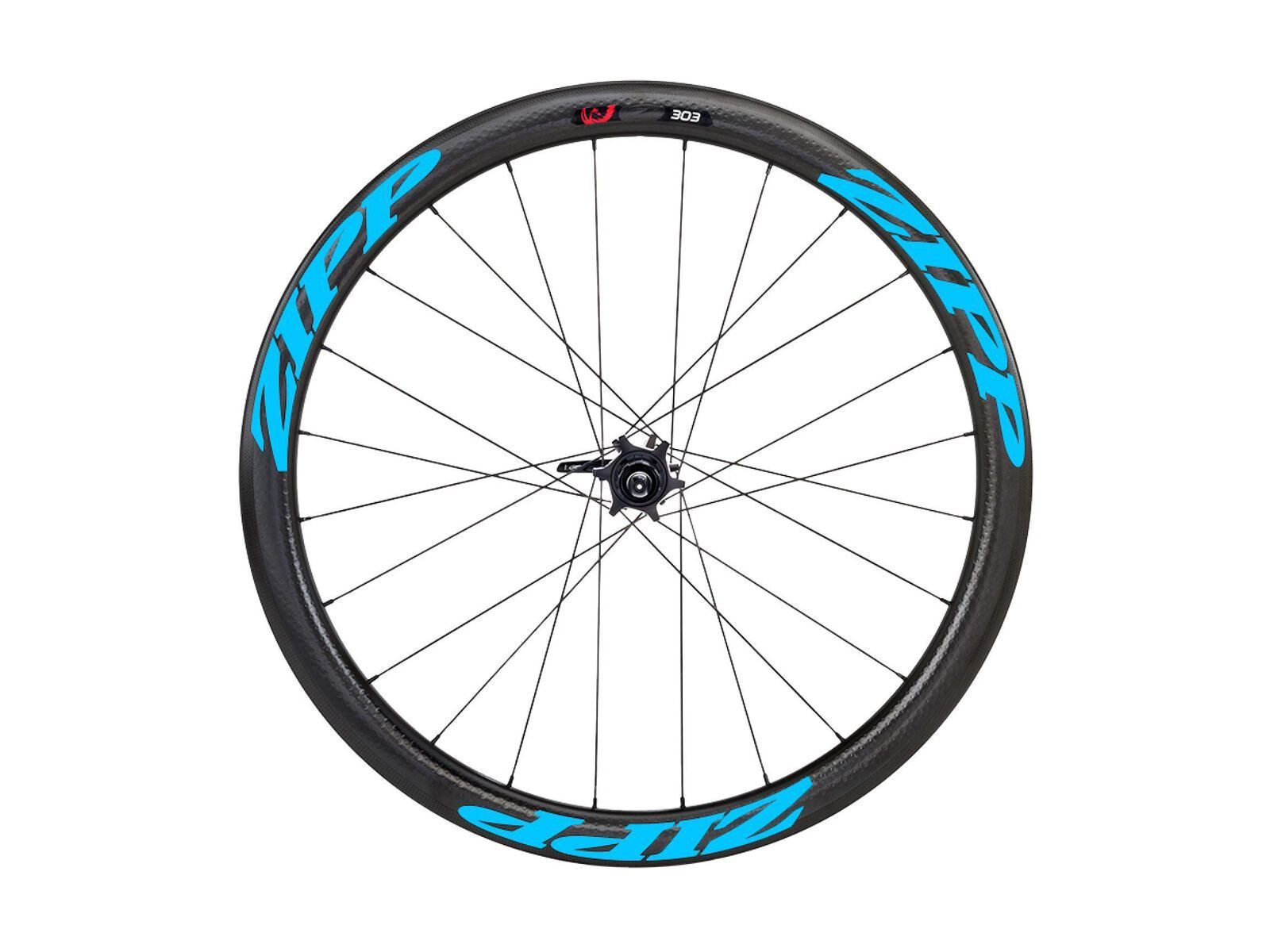 Zipp 303 Firecrest Tubular Disc-brake, schwarz/blau - Bild 1