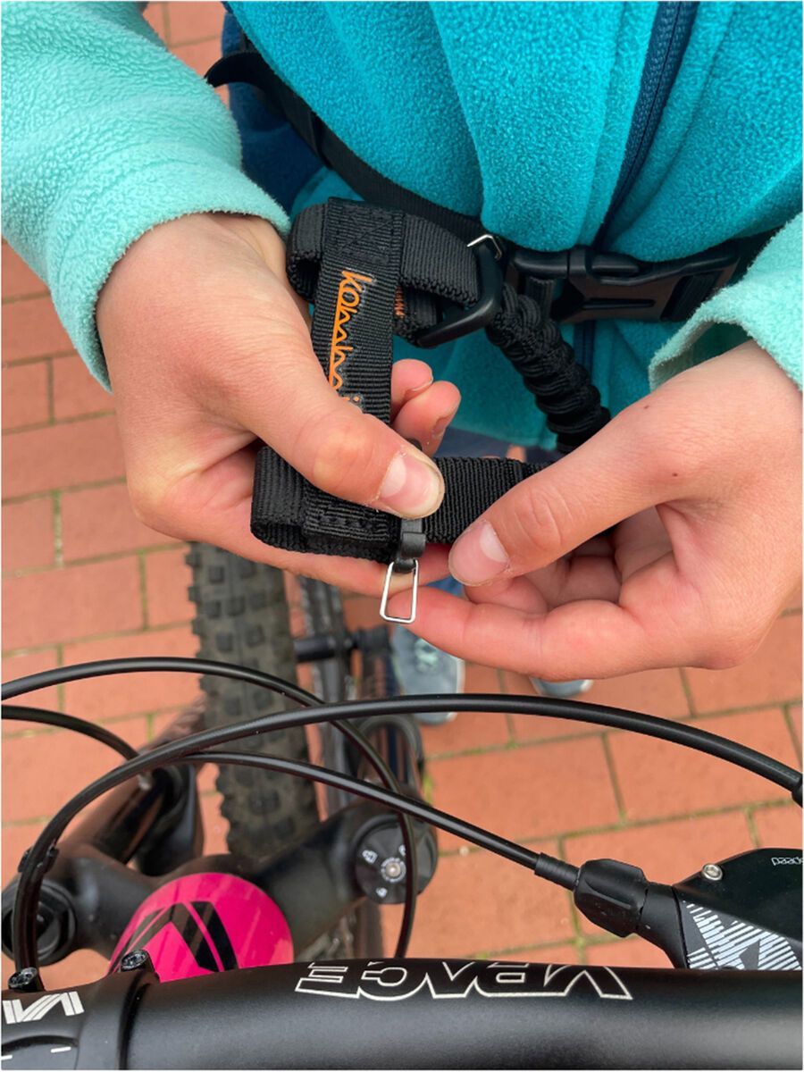 kommit Bike Bungee, schwarz/orange - Bild 4