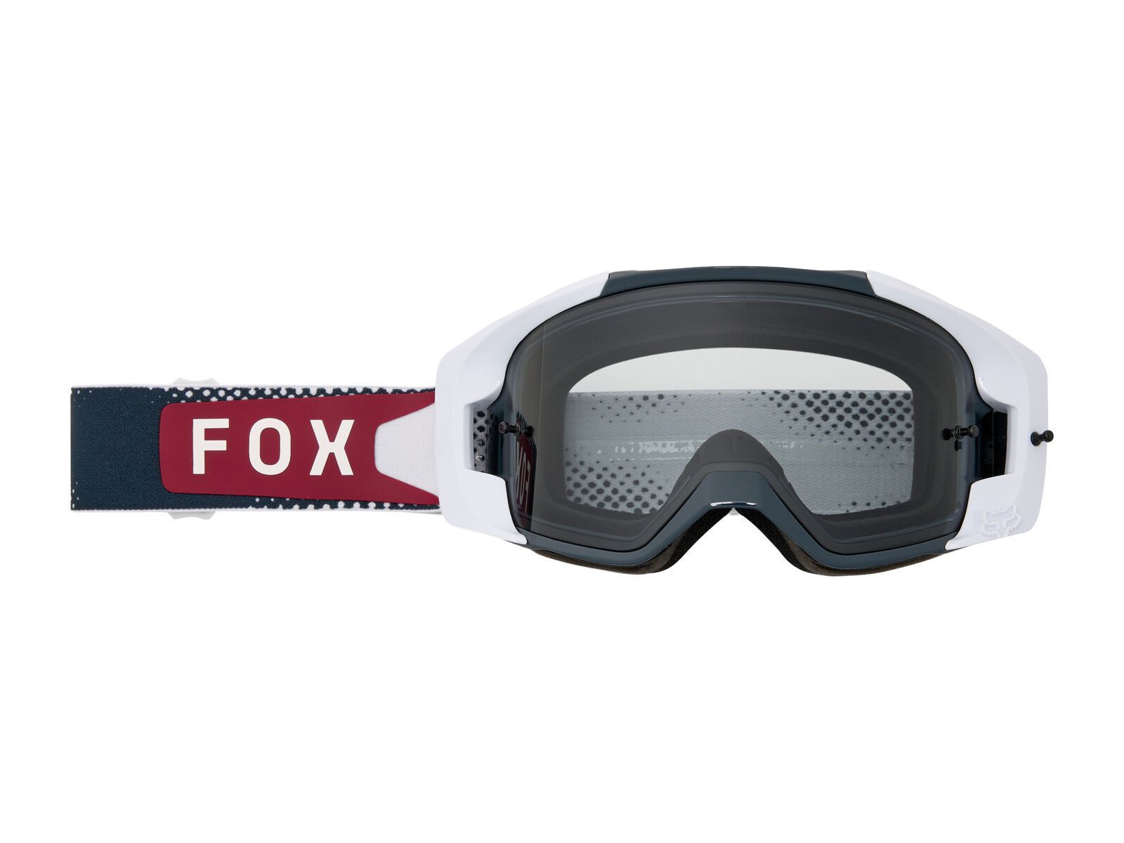 Fox Vue Goggle Tactile, Clear / white - Bild 1