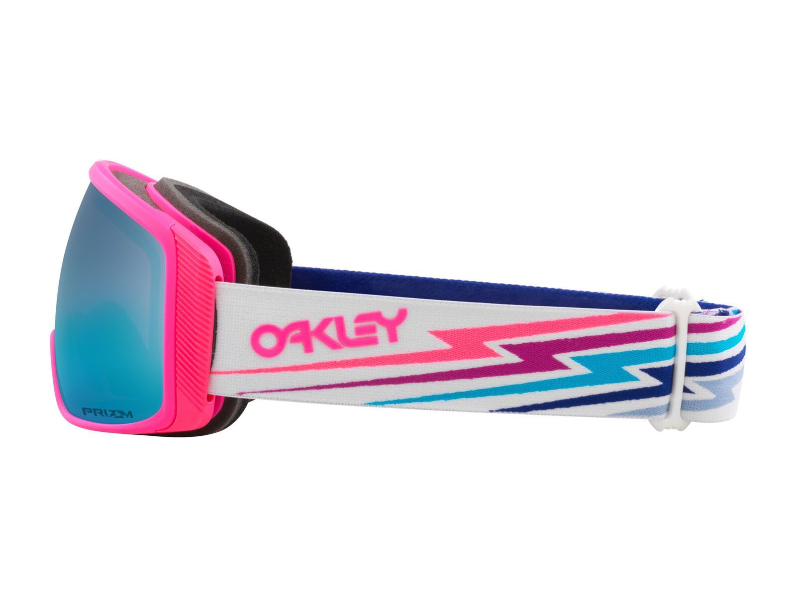 Oakley Flight Tracker M, Prizm Snow Sapphire Iridium / white bolt - Bild 3