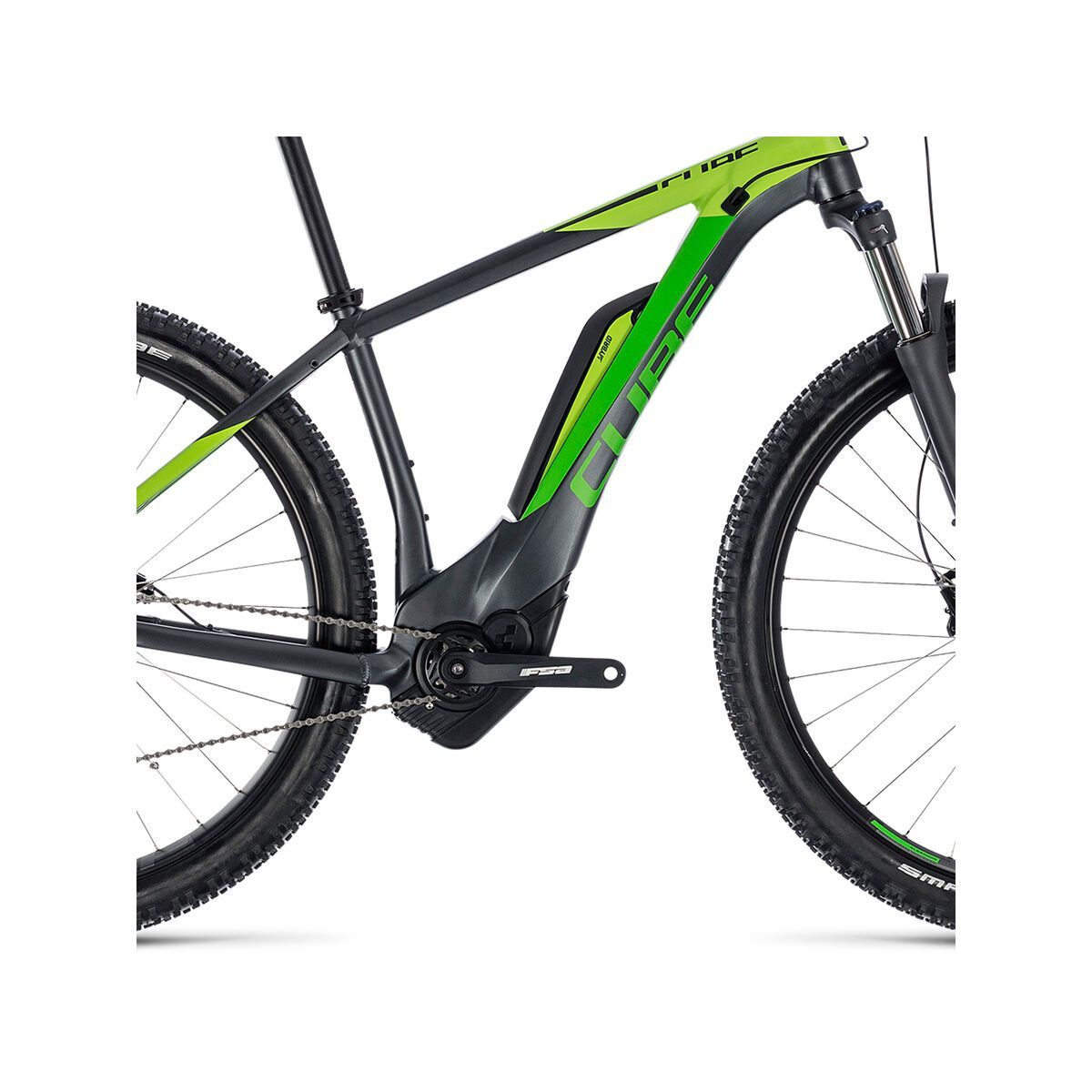 Cube Reaction Hybrid Pro 400 27.5, iridium´n´green - Bild 4