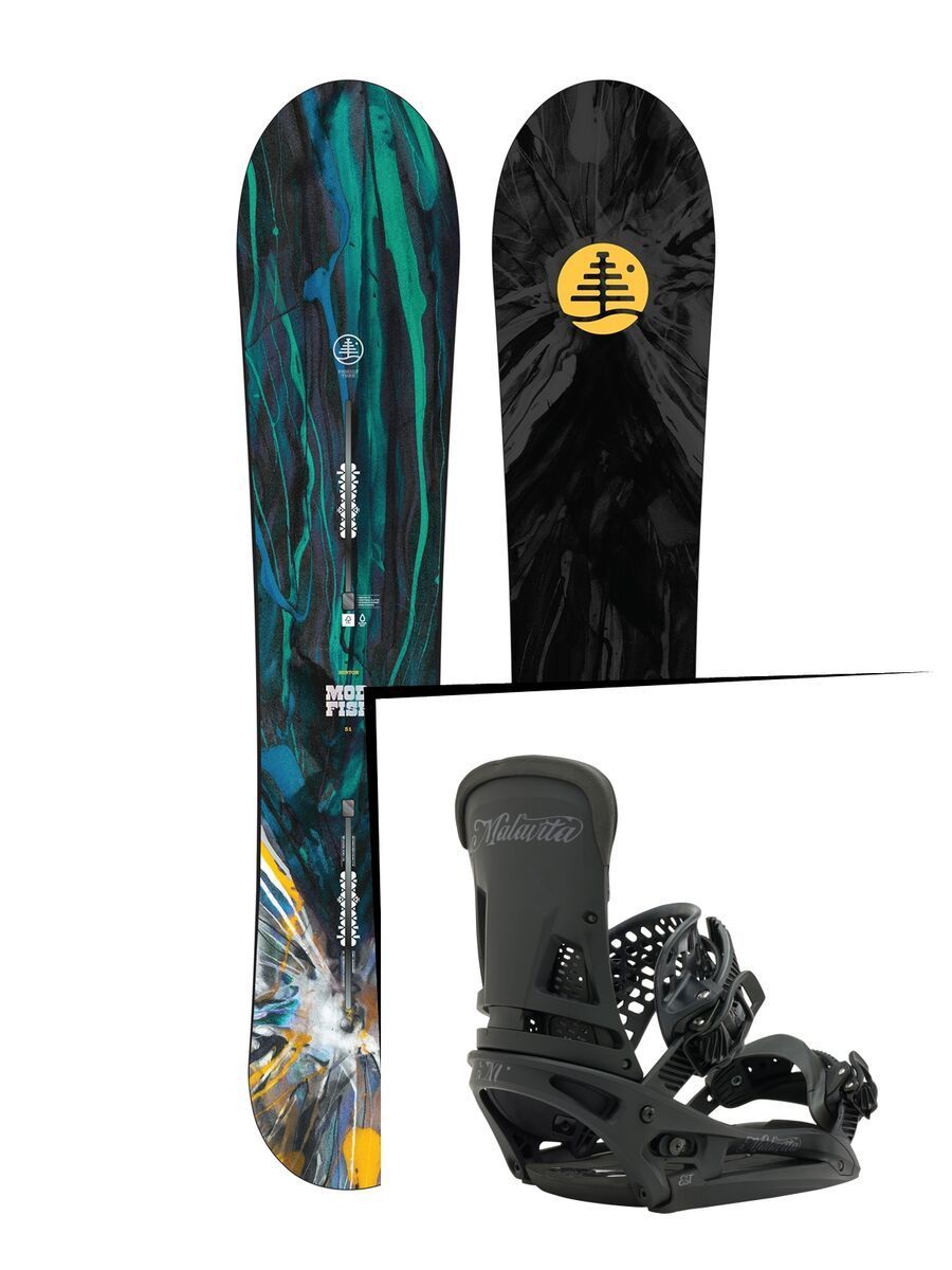 Burton Set: Mod Fish 2016 + Burton Malavita EST - Bild 1