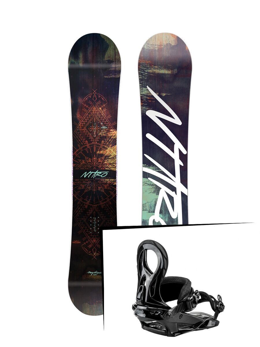 Set: Nitro Mystique 2019 + Nitro Lynx black chrome - Bild 1