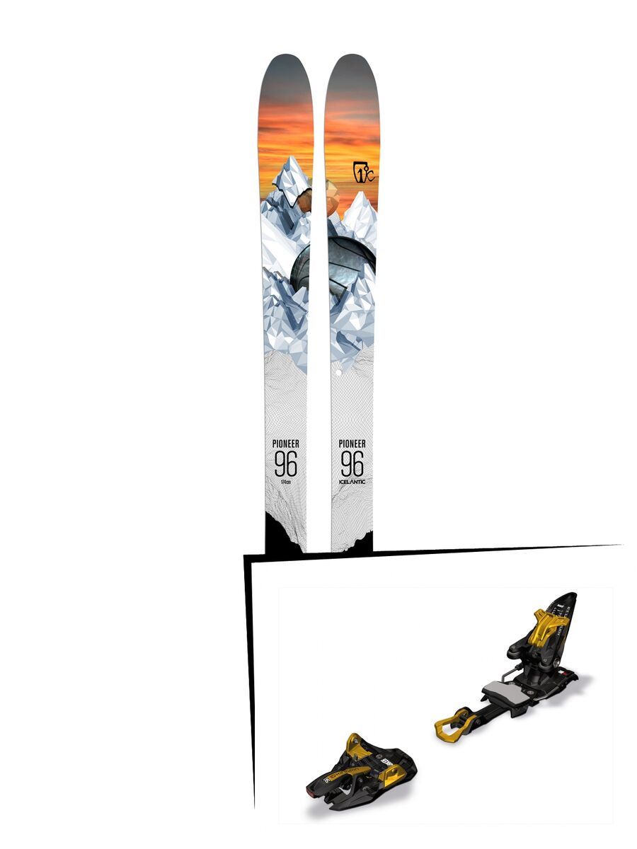 Set: Icelantic Pioneer 96 2018 + Marker Kingpin 13 - Bild 1