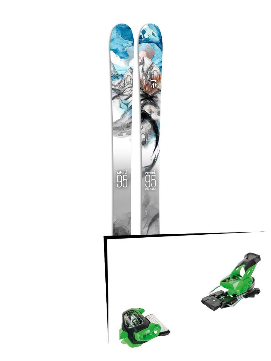 Set: Icelantic Nomad 2017 + Tyrolia Attack² 16 GW (2020404) - Bild 1