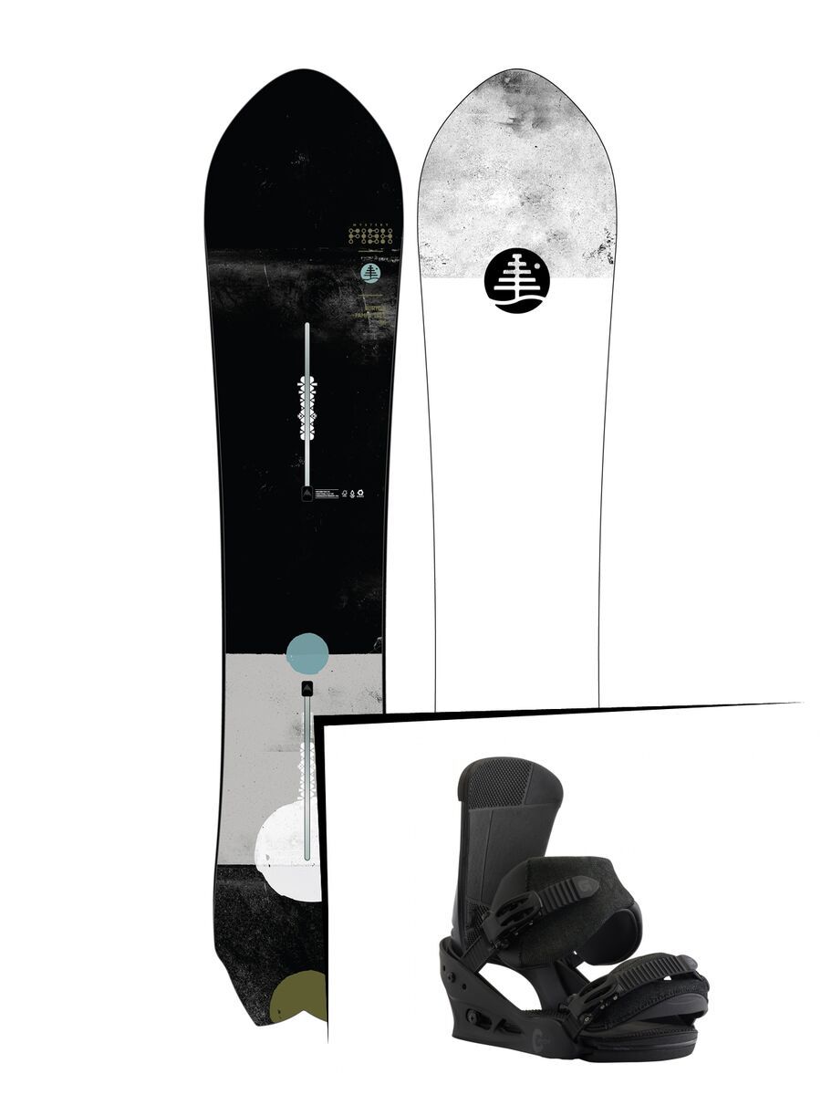 Set: Burton Family Tree Mystery Fish 2019 + Burton Custom black matte - Bild 1