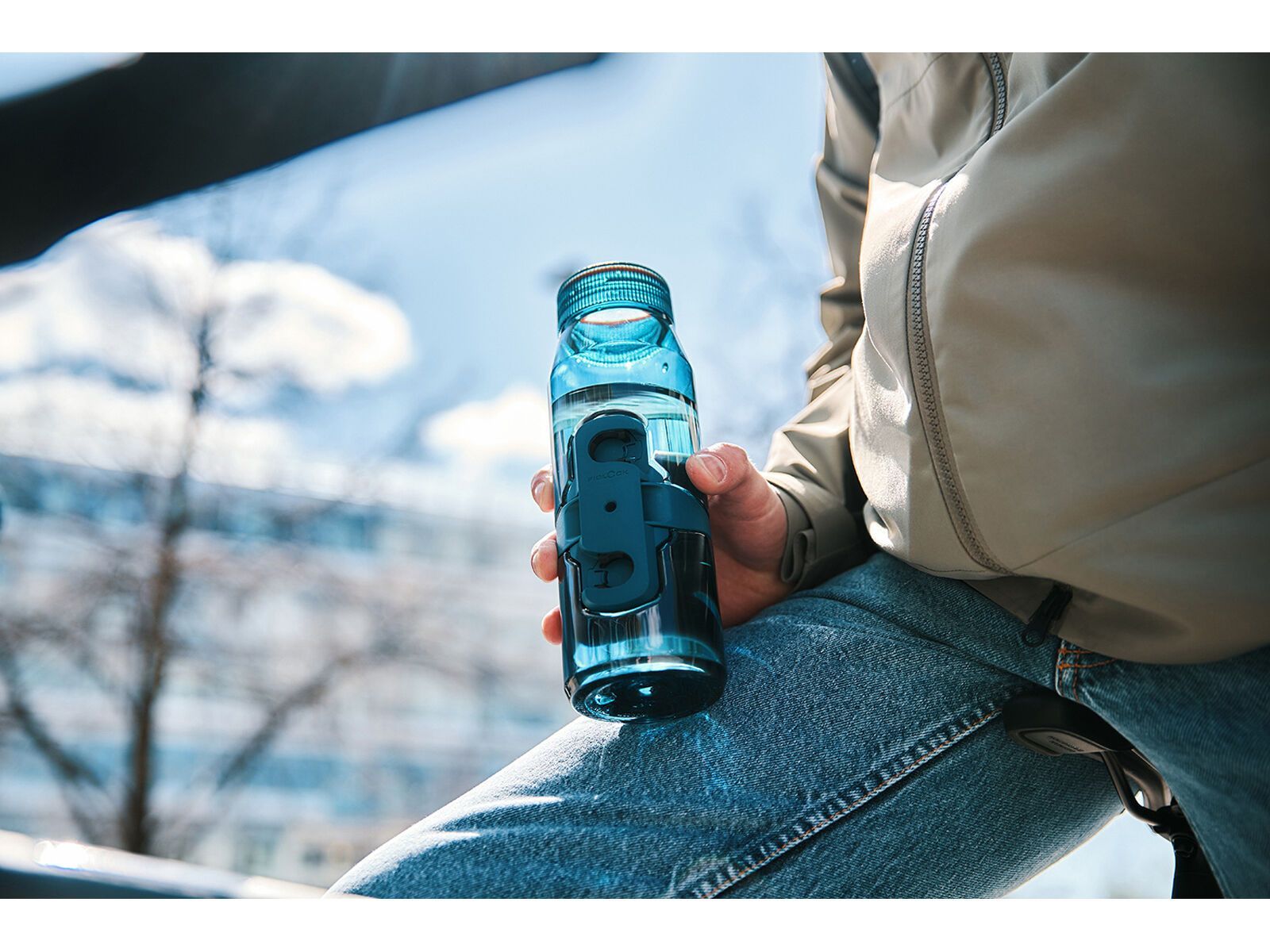 Fidlock Twist Bottle 700 Life + Bike Base, trans. dark blue - Bild 22