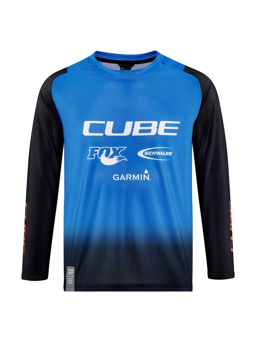 Cube Vertex Trikot Rookie langarm X Actionteam, black´n´blue - Bild 1