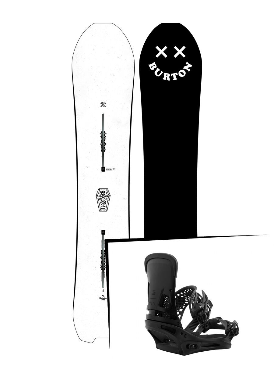 Set: Burton Skeleton Key 2019 + Burton Malavita brackish - Bild 1