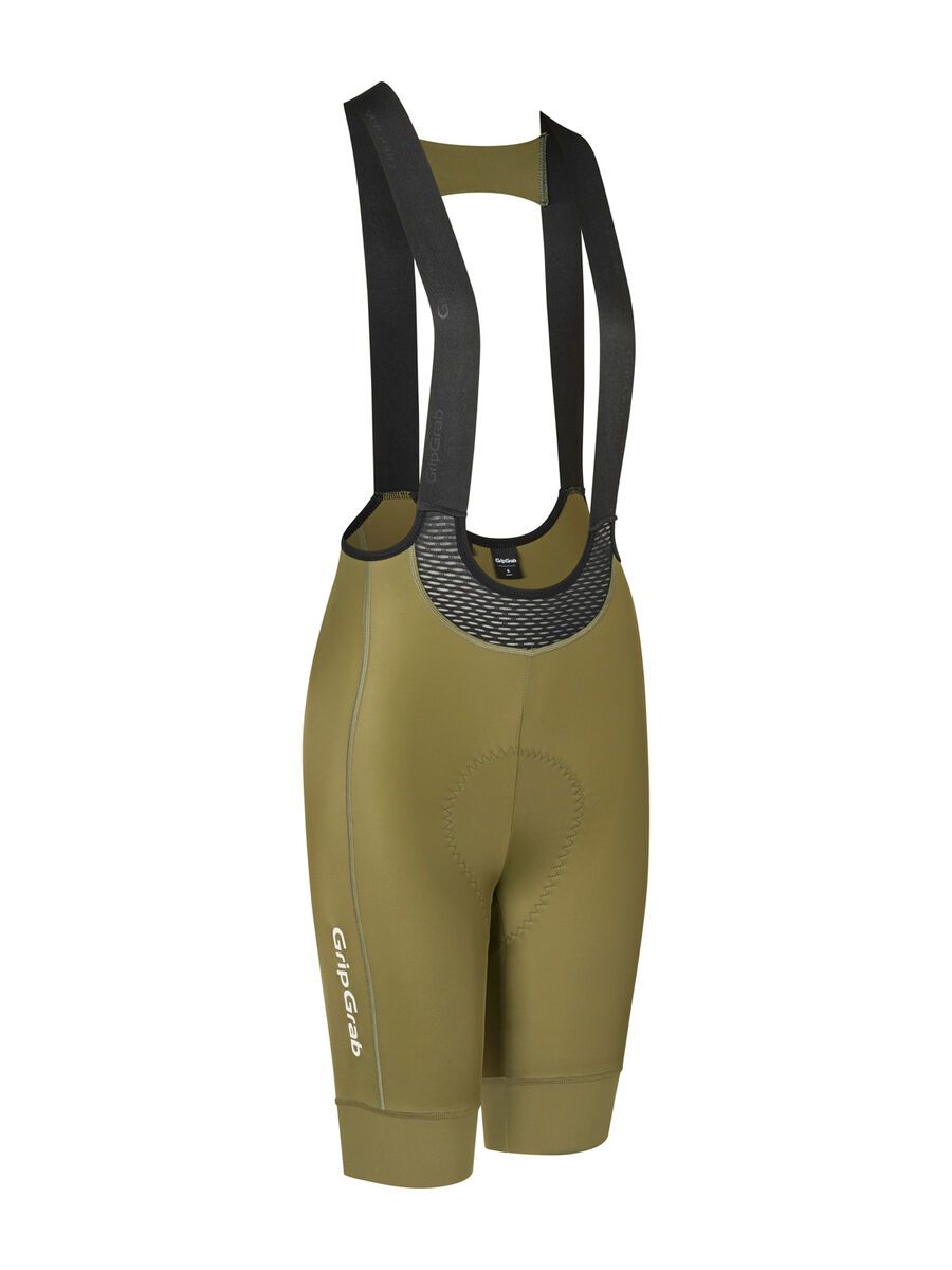 GripGrab Women's PACR Bib Shorts, olive green - Bild 1