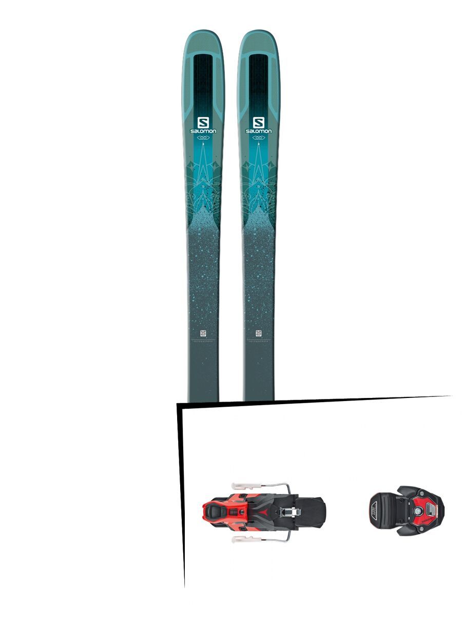 Set: Salomon QST Lumen 99 2018 + Atomic Warden MNC 13 black/red - Bild 1