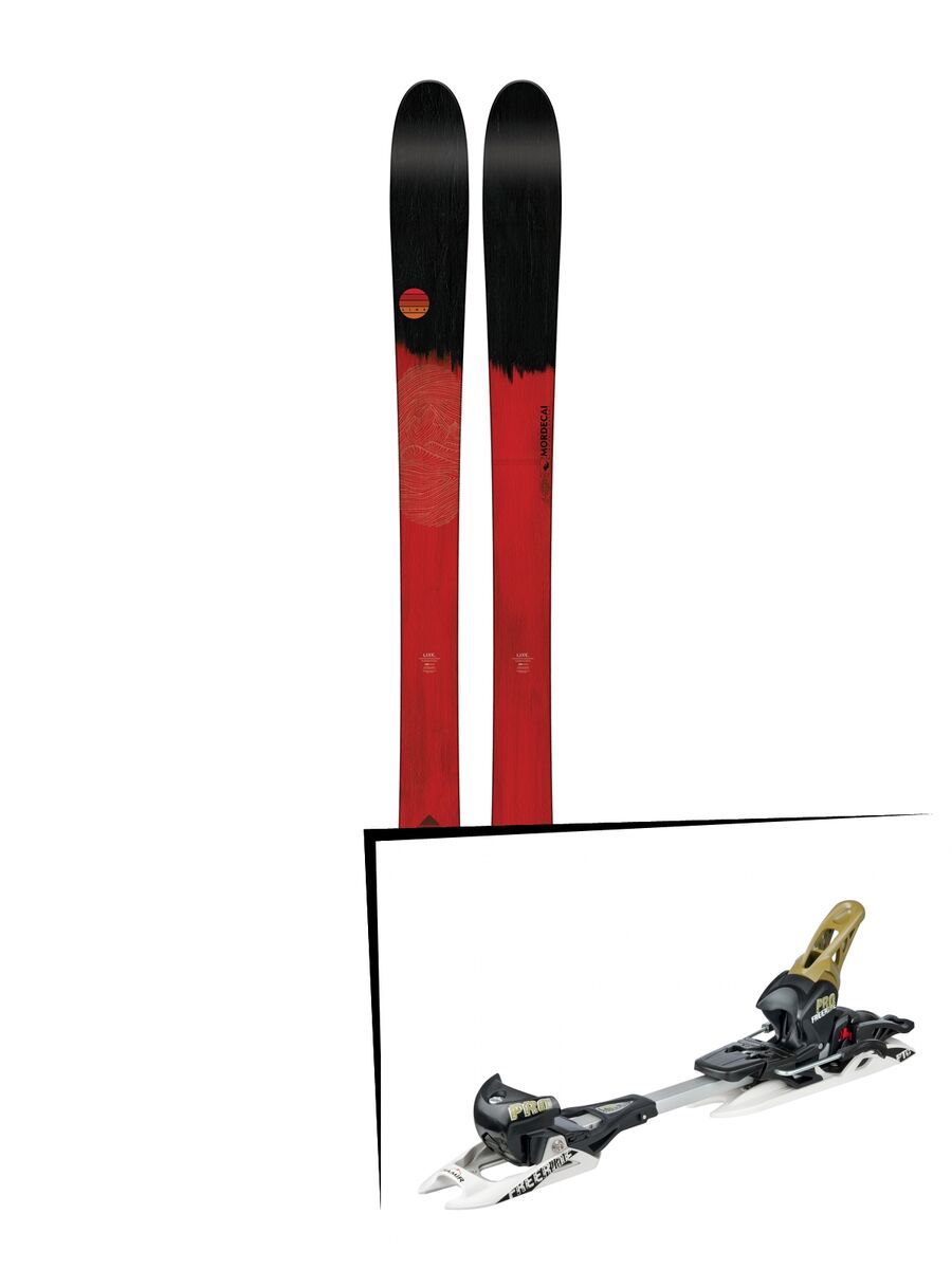 Set: Line Mordecai 2018 + Fritschi Diamir Freeride Pro schwarz-olive - Bild 1