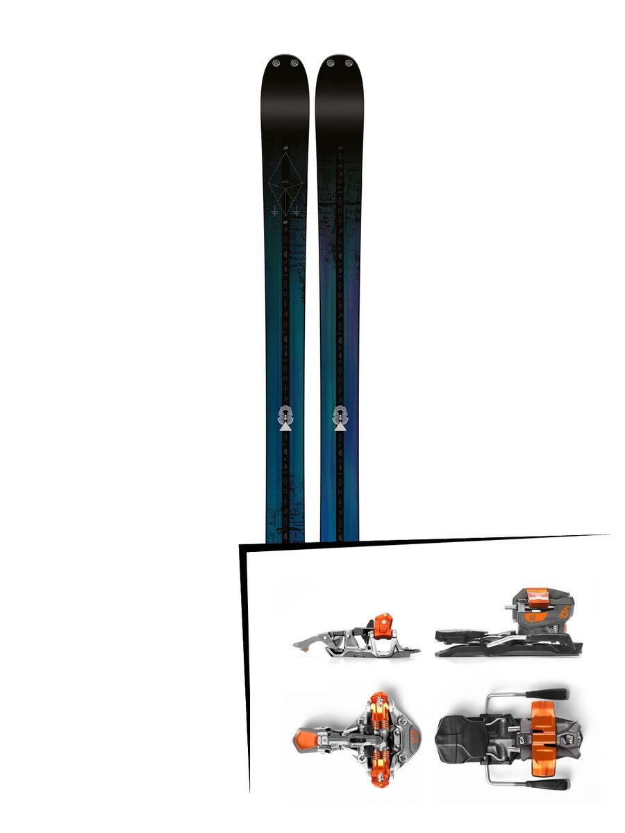 Set: K2 Shreditor 92 2016 + G3 Ion 10 100 mm 2017 - Skiset - Bild 1