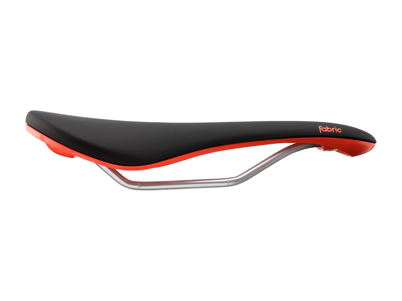 Fabric Scoop Elite Shallow Saddle - 142 mm, black/neon red - Bild 1