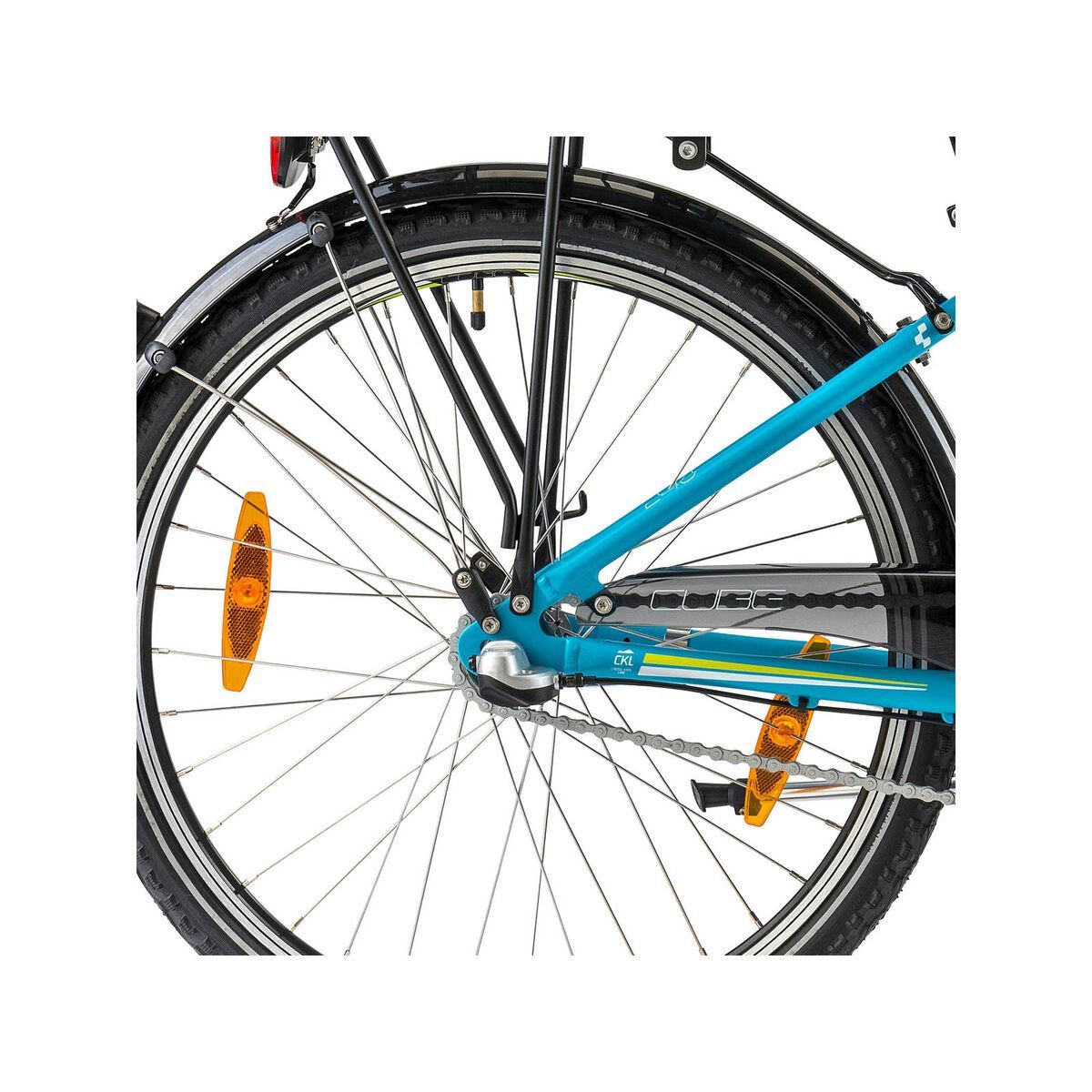 Cube Kid 240 Cross Girl, blue/lime - Bild 4