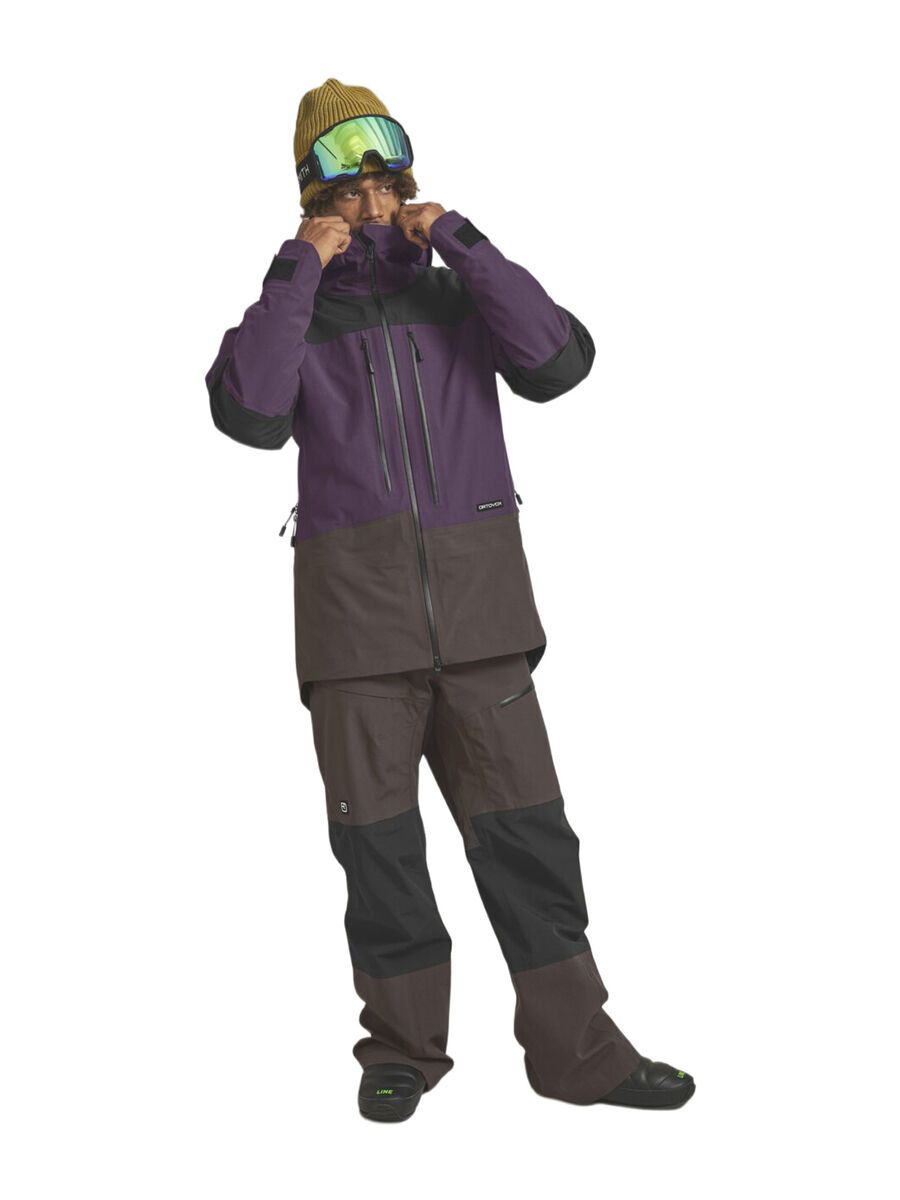 Ortovox Ravine Free 3L Jacket M, dark wild berry - Bild 6