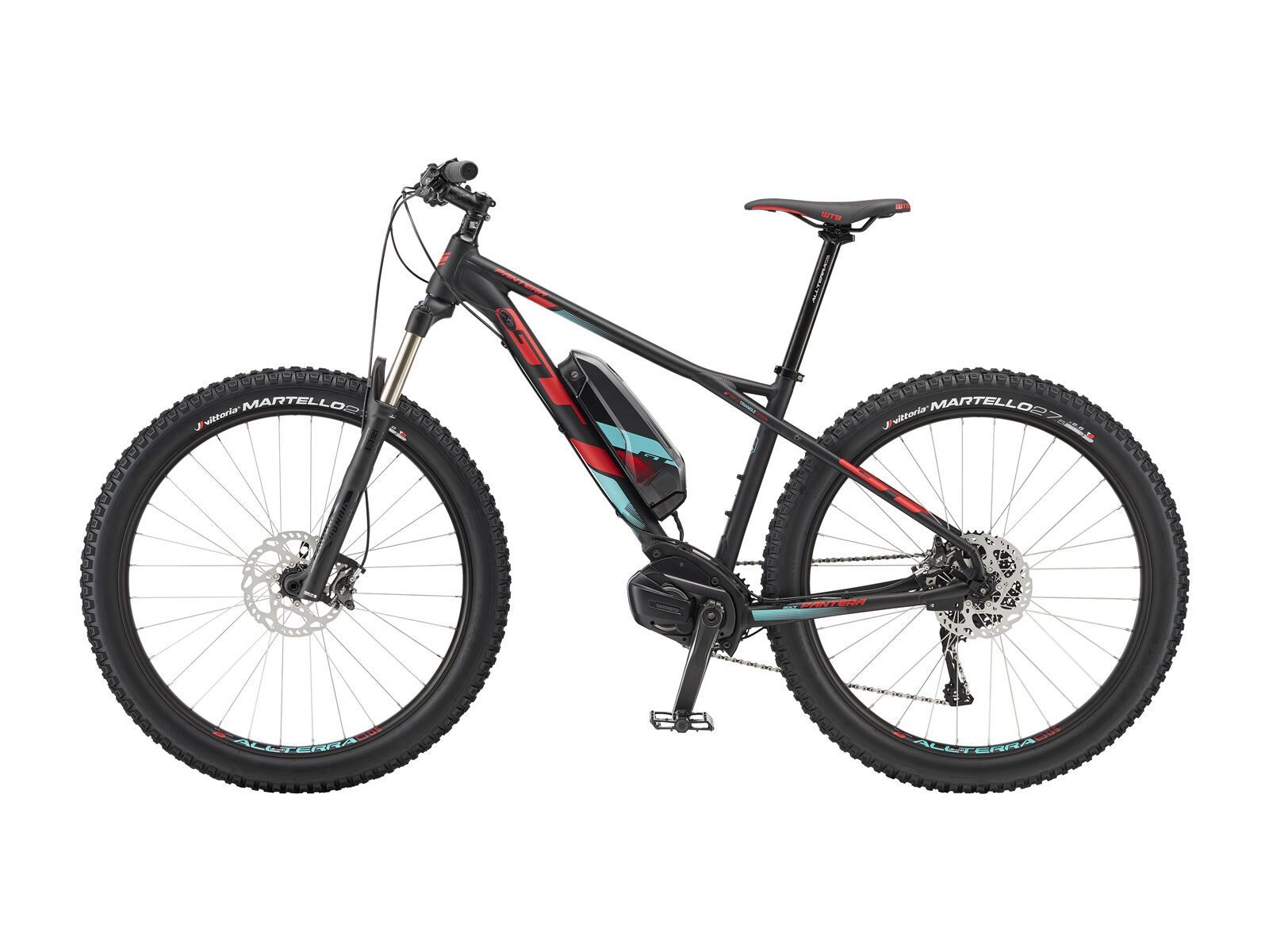 GT ePantera Bolt, satin black w/ red and turquoise - Bild 4