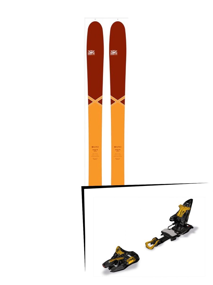 DPS Skis Set: Cassiar 95 Pure3 Special Edition 2016 + Marker Kingpin 13 - Bild 1