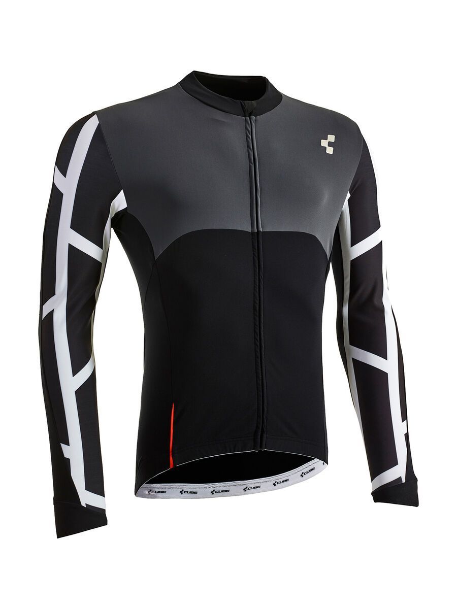 Cube Blackline Trikot langarm, black´n´white´n´grey - Bild 1