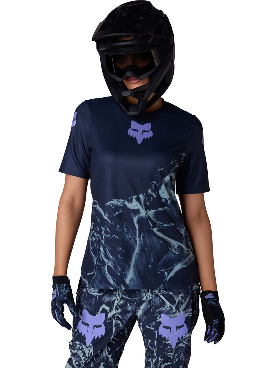 Fox Womens Ranger Short Sleeve Jersey Image Print, arctic blue - Bild 3