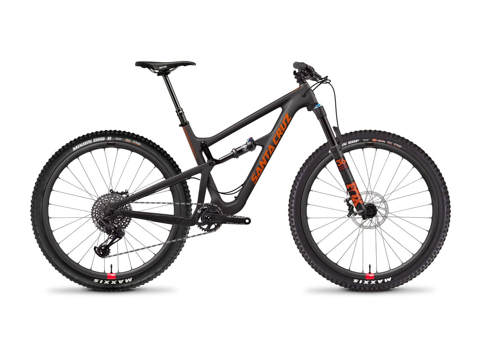 Santa Cruz Hightower C S Reserve, matte carbon and orange - Bild 1