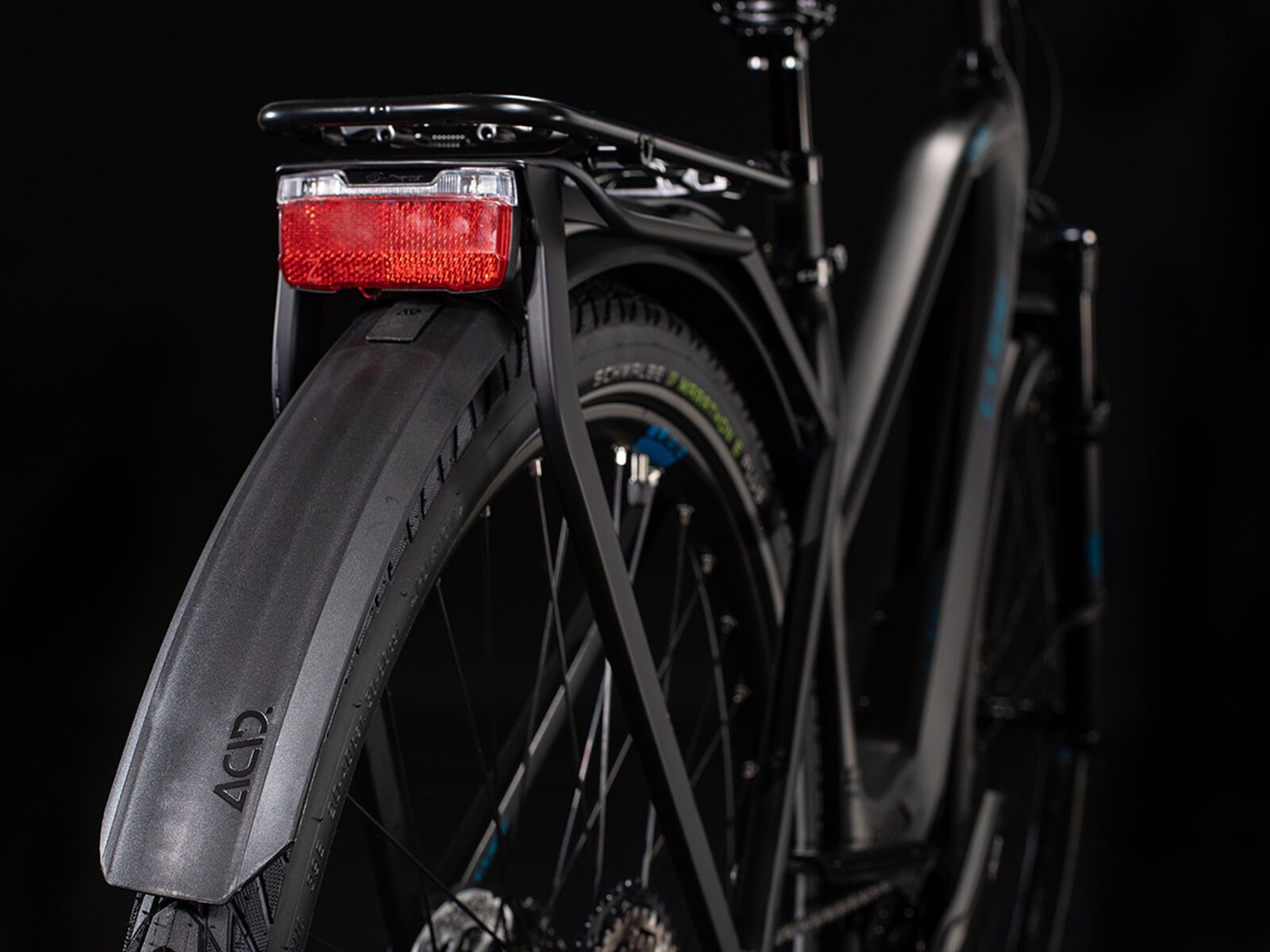 Cube Kathmandu Hybrid SL Trapeze, black´n´blue - Bild 3