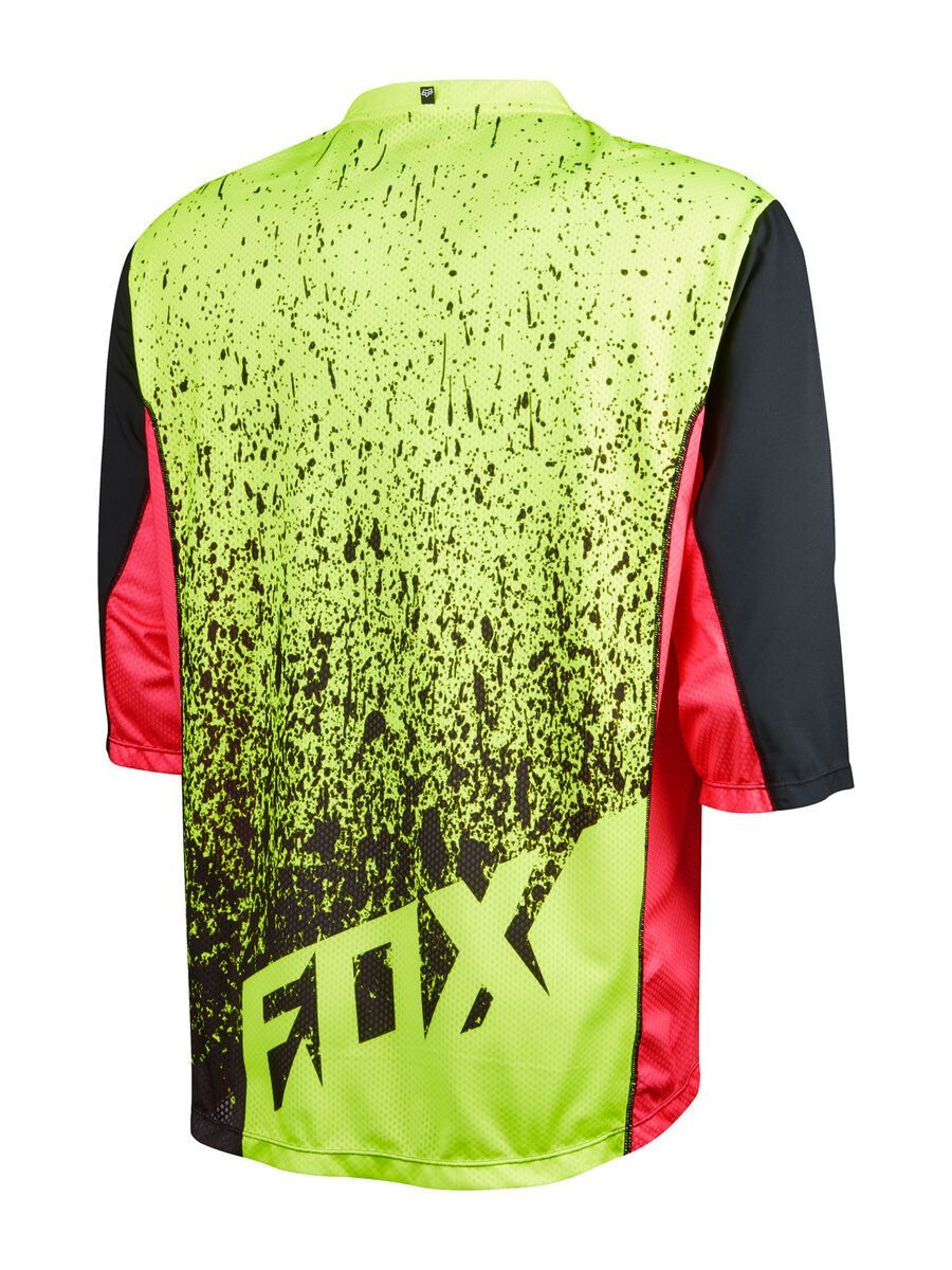 Fox Attack 3/4 Jersey, flow yellow - Bild 2