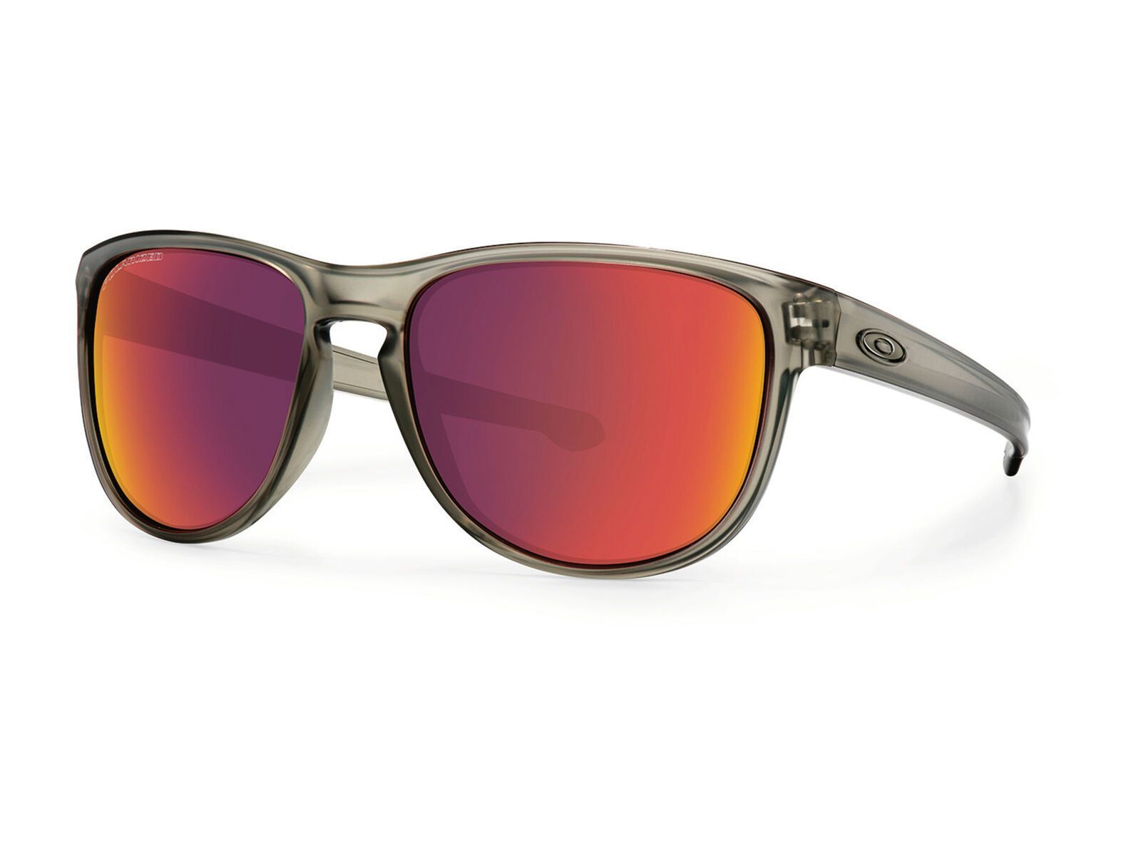 Oakley Sliver Round Polarized, grey ink/Lens: torch iridium polarized - Bild 1