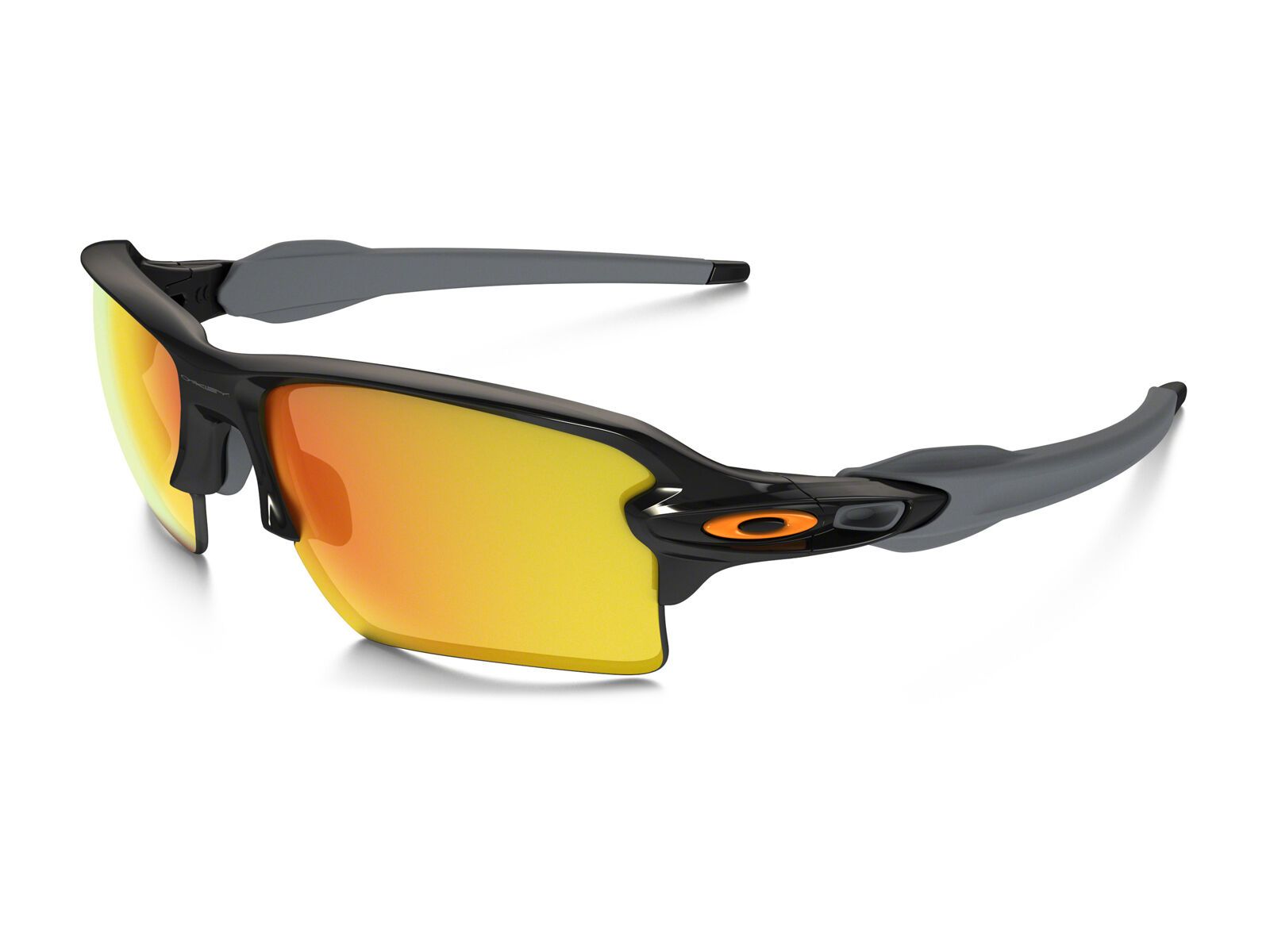 Oakley Flak 2.0 XL Team Colors, polished black/Lens: fire iridium - Bild 1