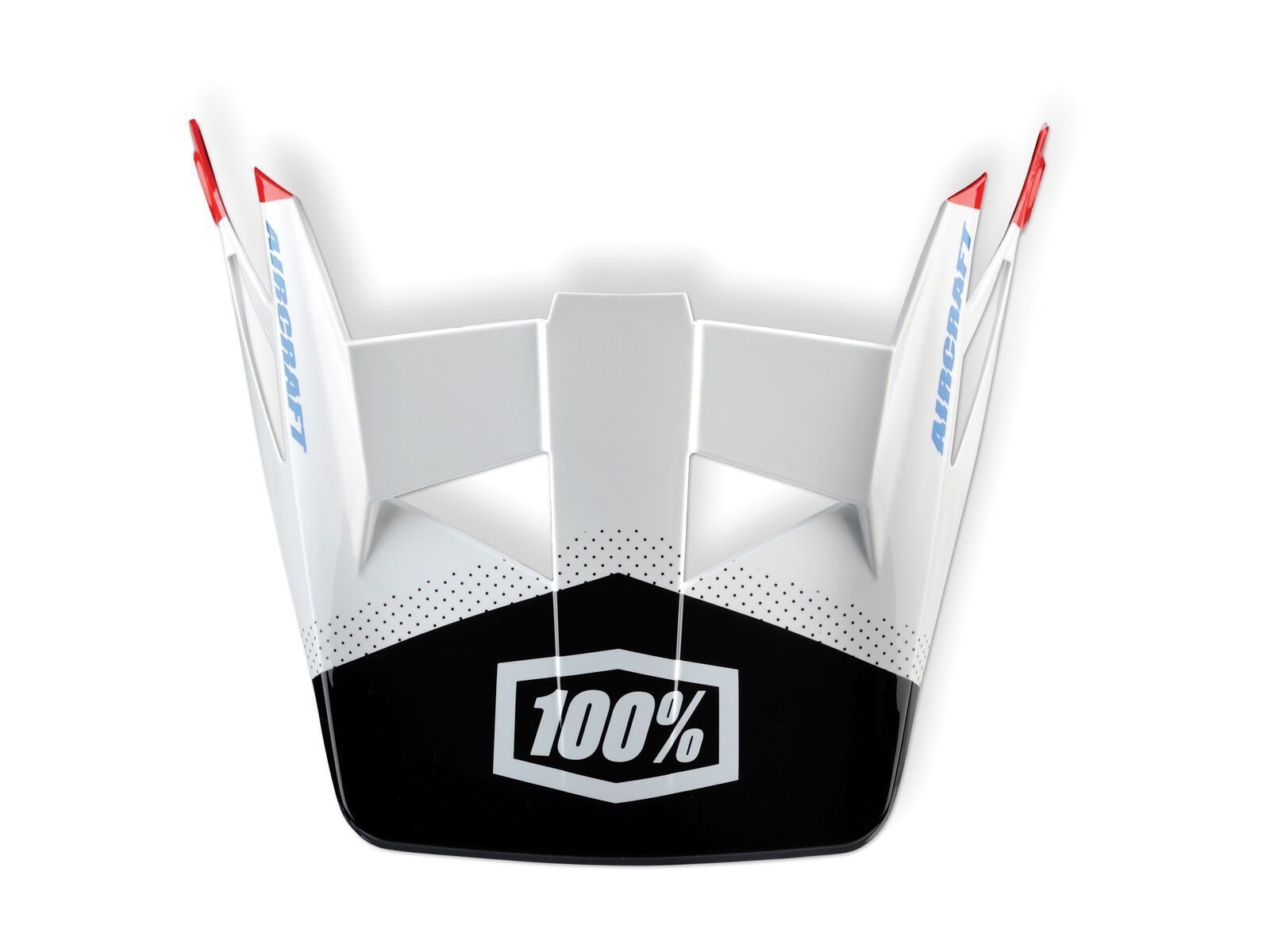 100% Aircraft Replacement Visor, r8 white - Bild 1