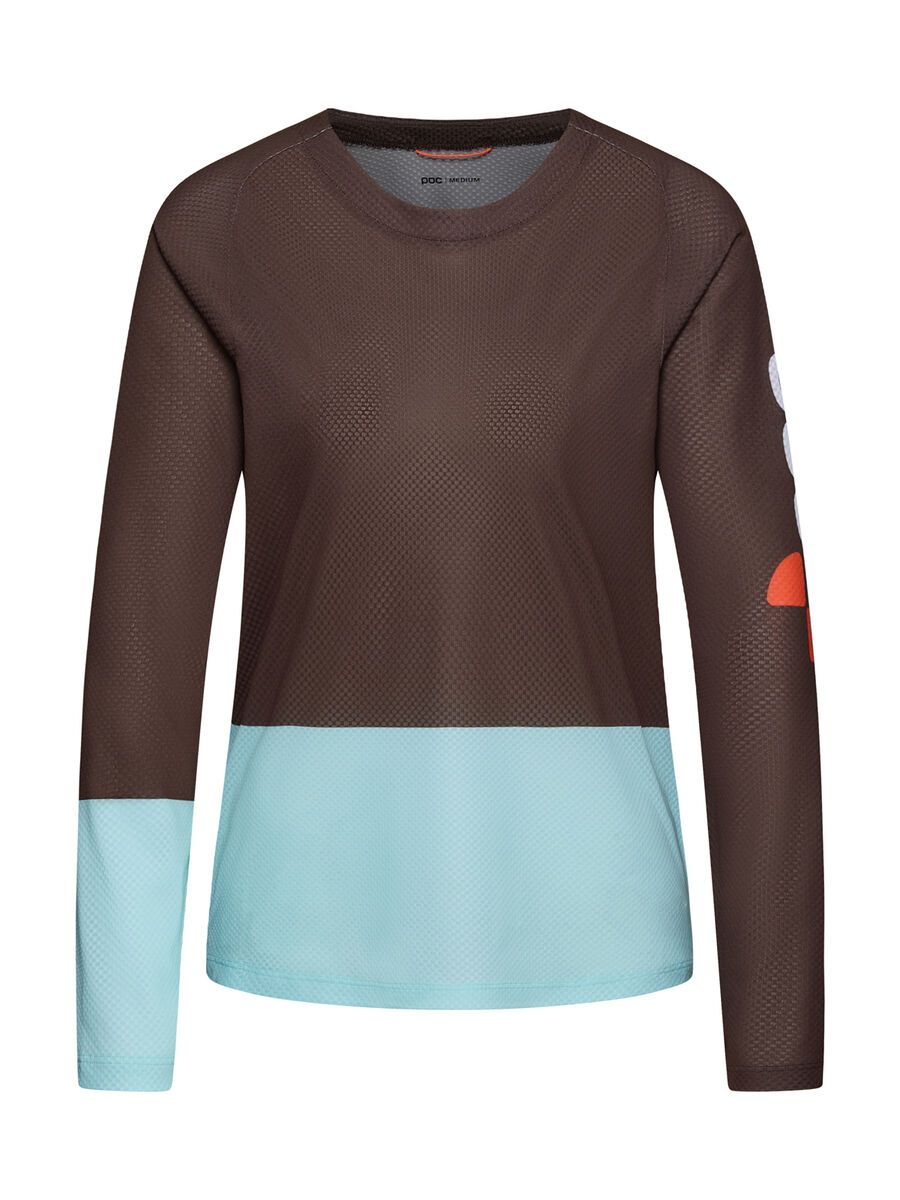 POC W's Motion Air Long Sleeve MTB Jersey, bronzite brown/lazurite blue - Bild 1