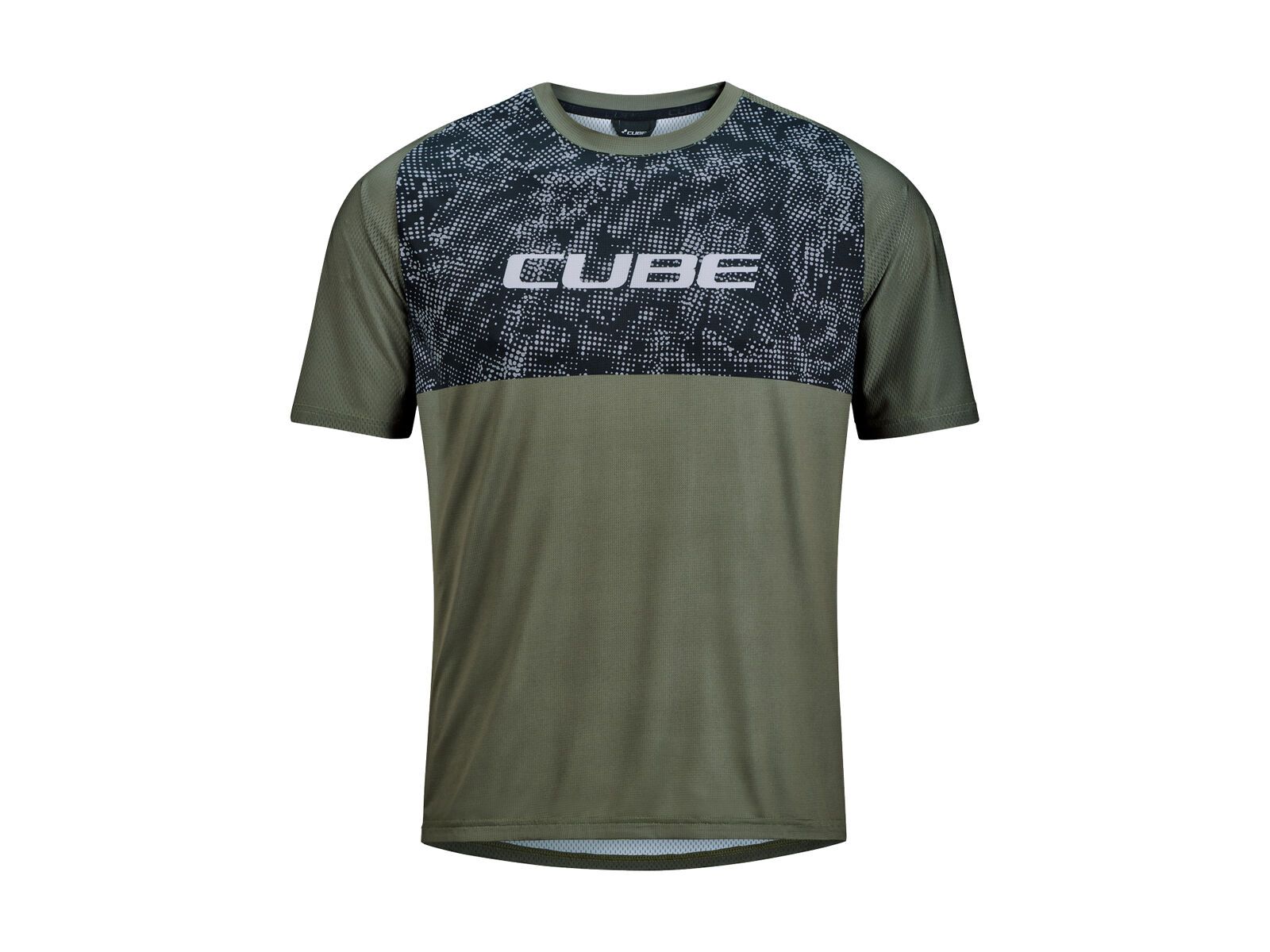 Cube MTB Trikot Matrix TM kurzarm, olive - Bild 1