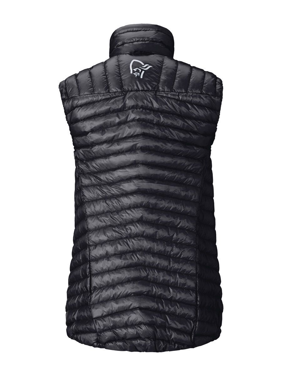 Norrona trollveggen down800 super light Vest W's, caviar black - Bild 3