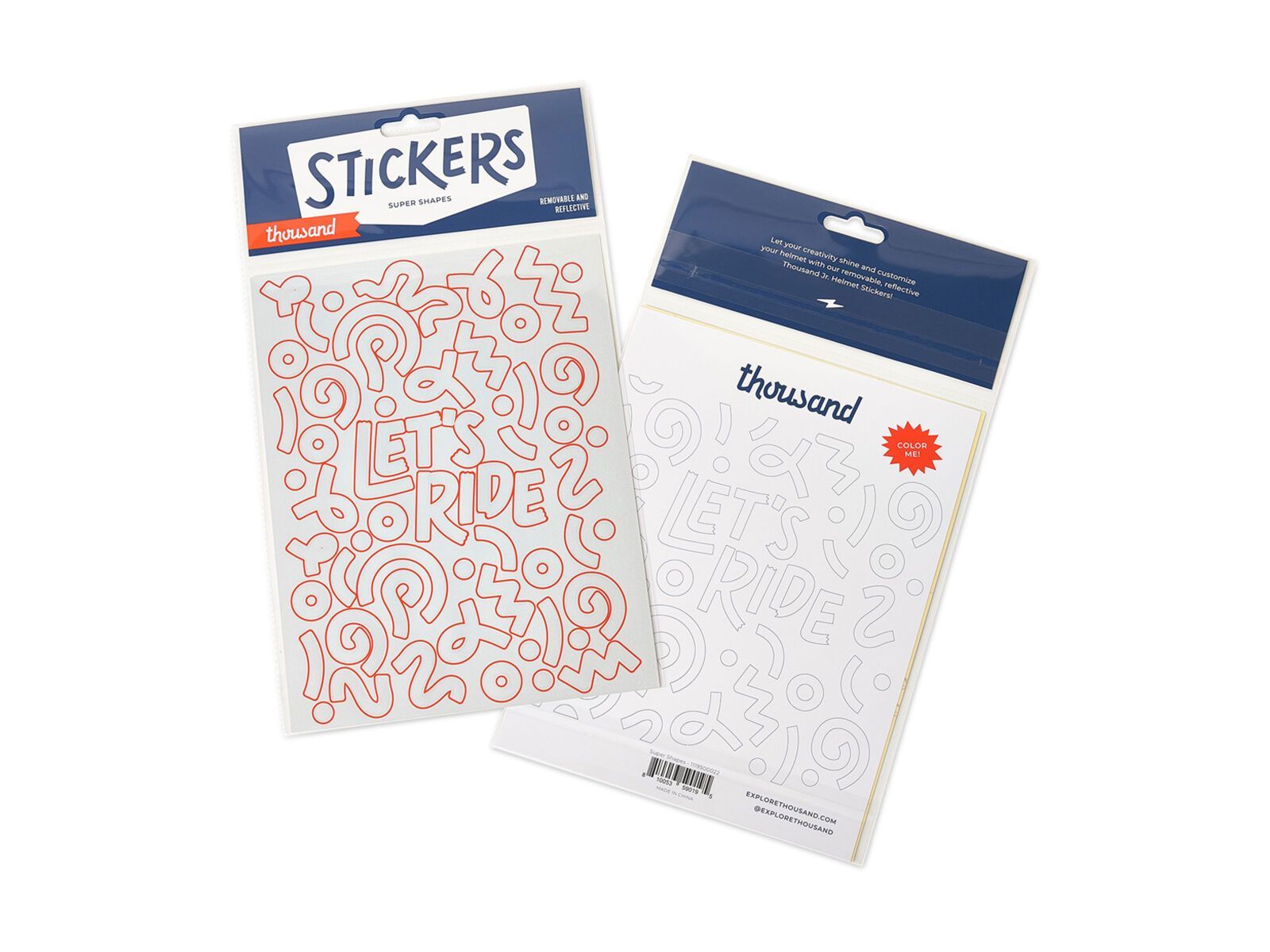 Thousand Sticker Sheet Super Shapes - Bild 1