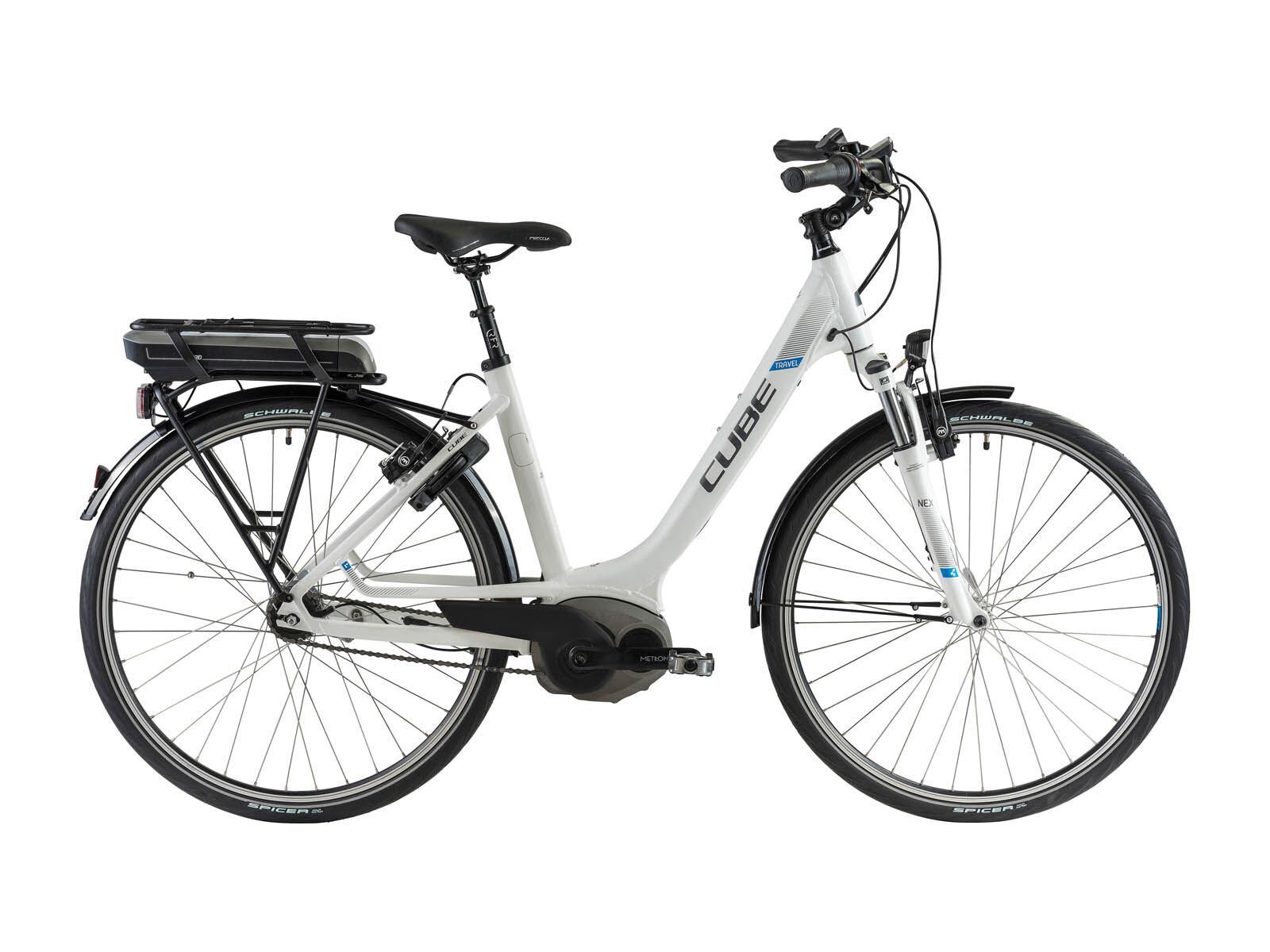 Cube Travel Hybrid RT Easy Entry, white/anthrazit/blue - Bild 1