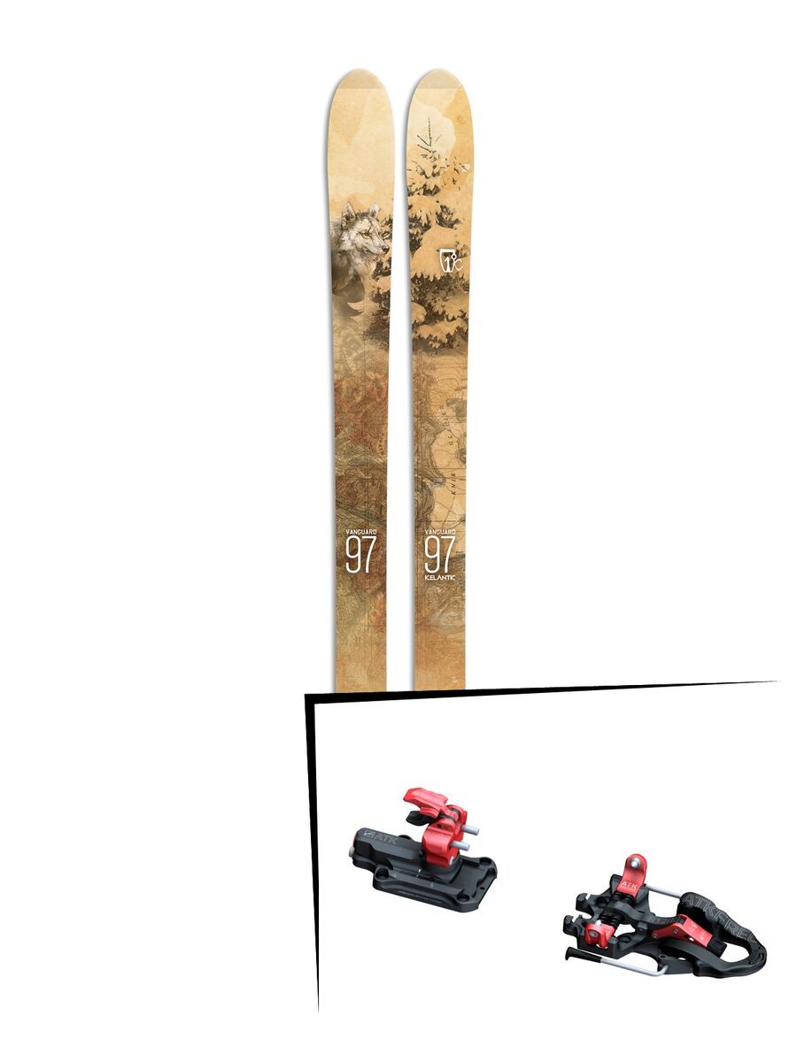 Set: Icelantic Vanguard 97 2017 + ATK Raider 12 2.0 (2322439) - Bild 1