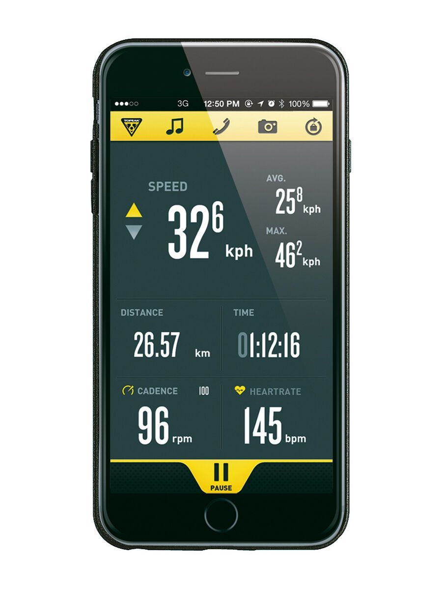 Topeak RideCase iPhone 6+/6s+ mit Halter, black - Bild 1