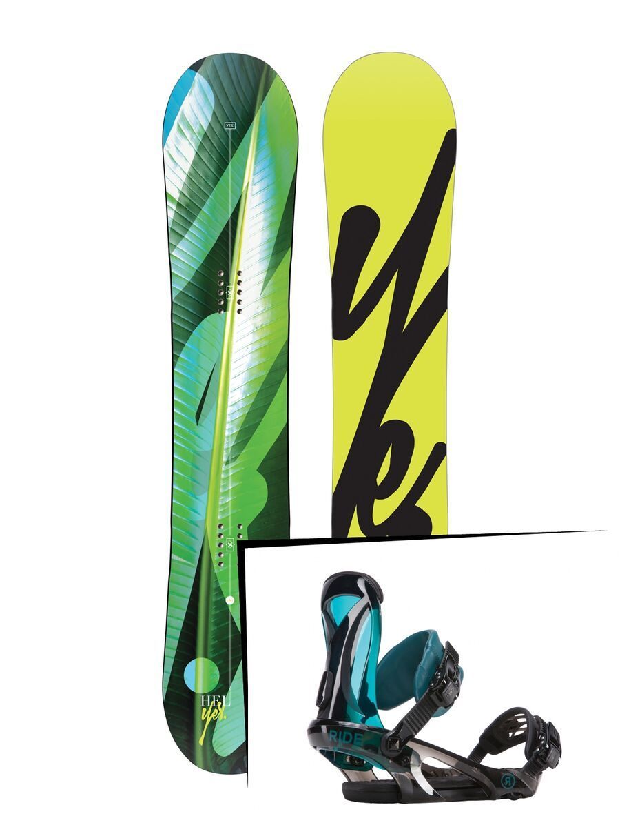 Set: Yes HEL YES. 2019 + Ride KS deep teal - Bild 1