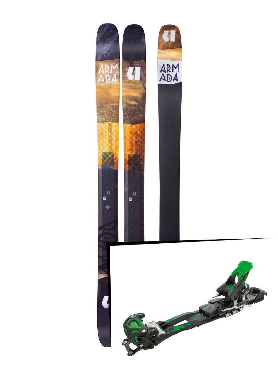 Set: Armada Tracer 118 CHX 2018 + Tyrolia Adrenalin 16 solid black flash green - Bild 1