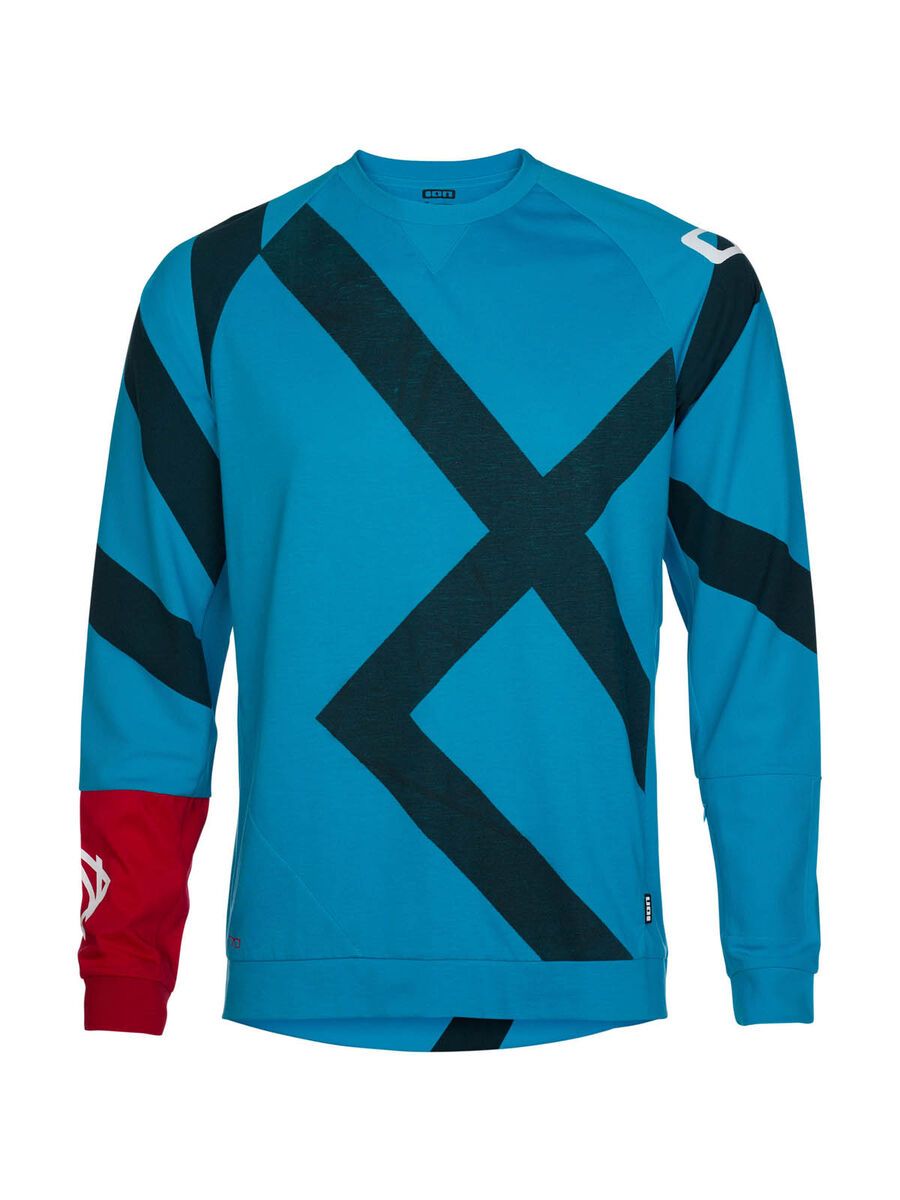 ION Bike Tee LS Helium, blue danube - Bild 1