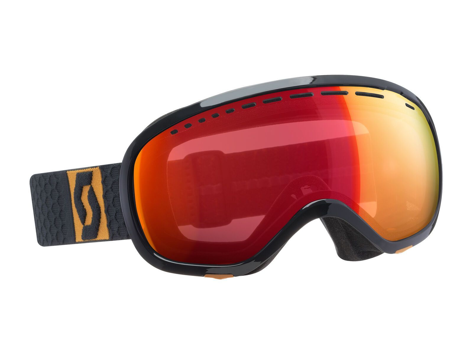 Scott Off-Grid, grey citrus yellow/Lens: illuminator red chrome - Bild 1