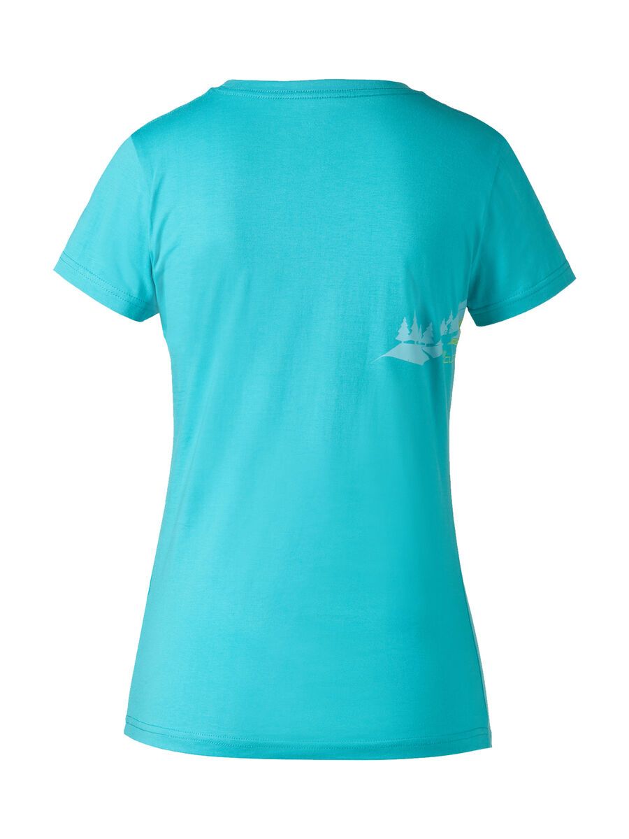 Cube WLS T-Shirt Fichtelmountains, blue´n´lime - Bild 2