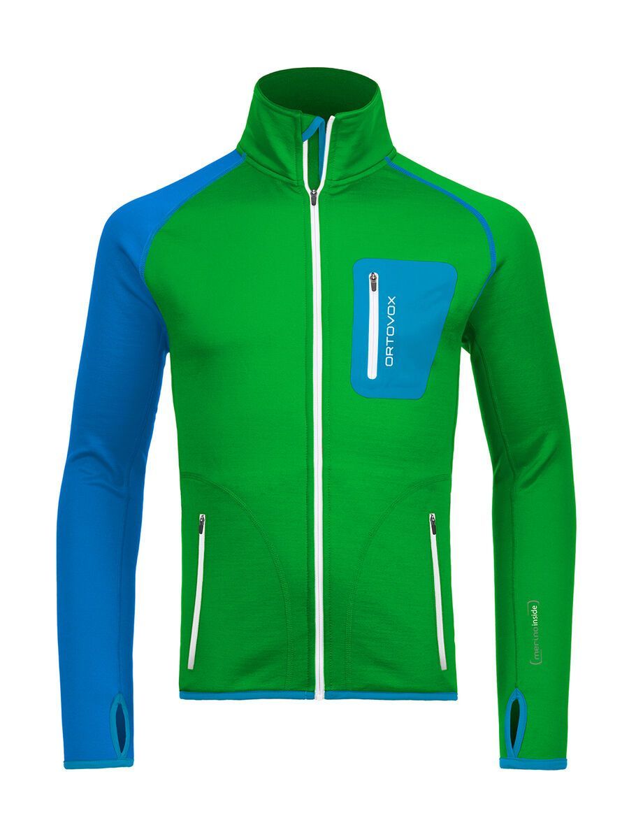 Ortovox Fleece Merino Jacket, absolute green - Bild 1