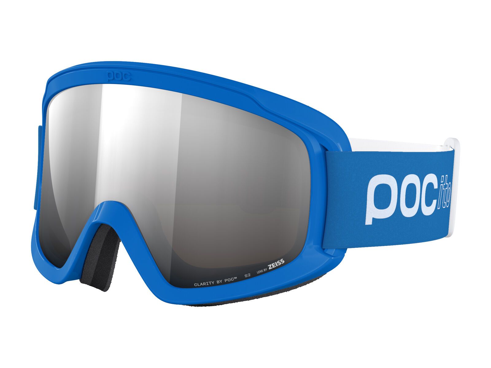 POC POCito Opsin, Clarity Partly Sunny Silver / fluorescent blue - Bild 1