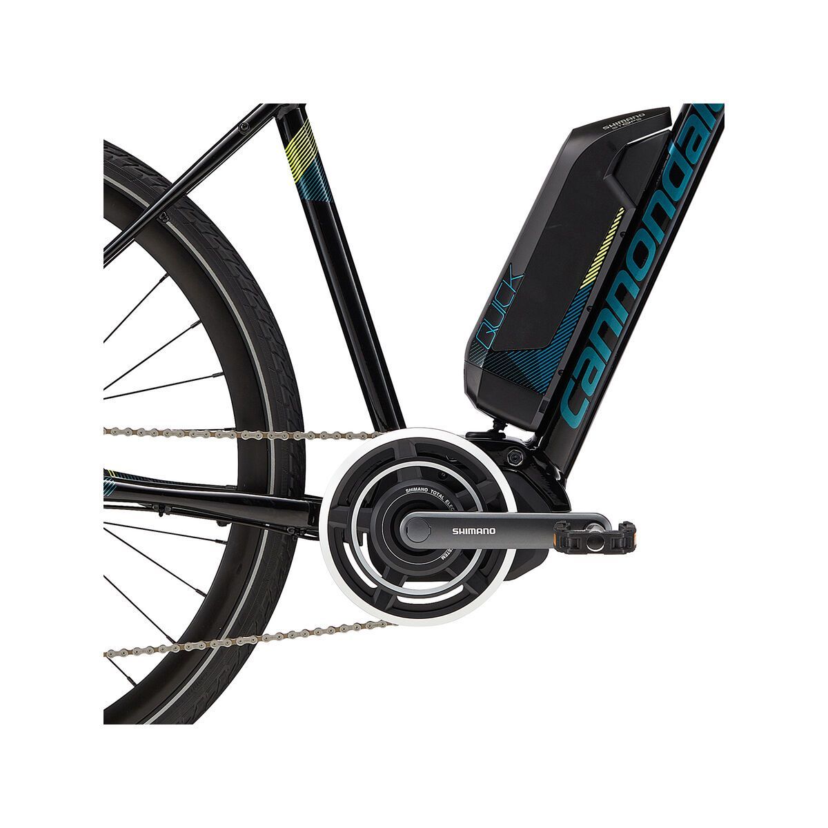 Cannondale Quick Neo, jet black w/ volt and deep teal, gloss - BLK - Bild 4