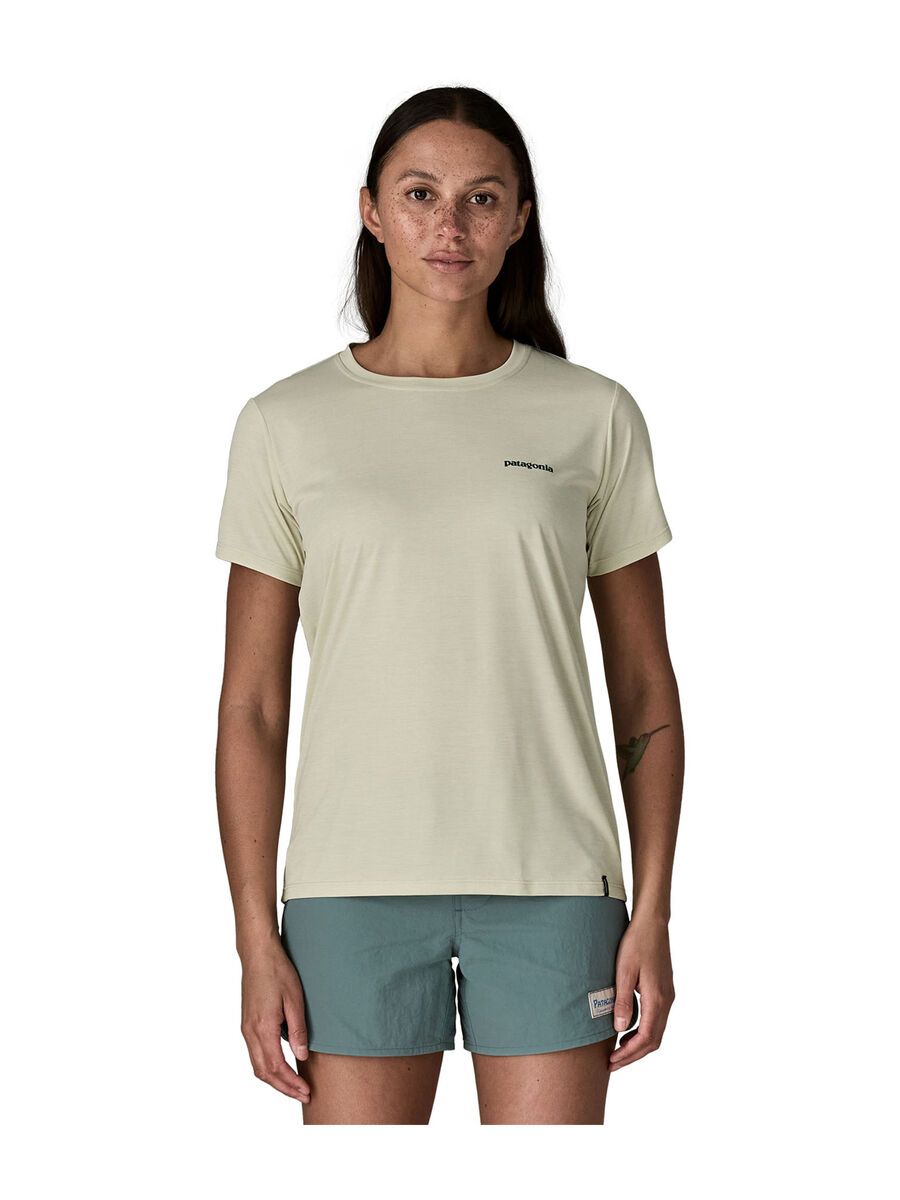 Patagonia Women's Capilene Cool Daily Shirt - Boardshort Logo, dyno white - Bild 3