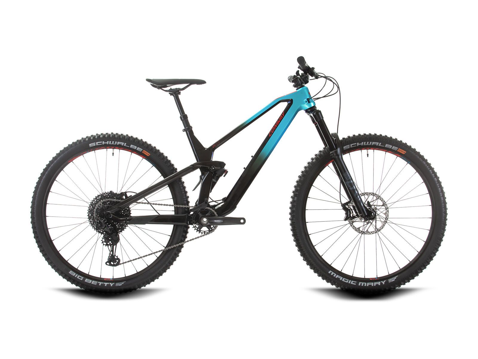 Conway WME 5.9, turquoise fade / red - Bild 1